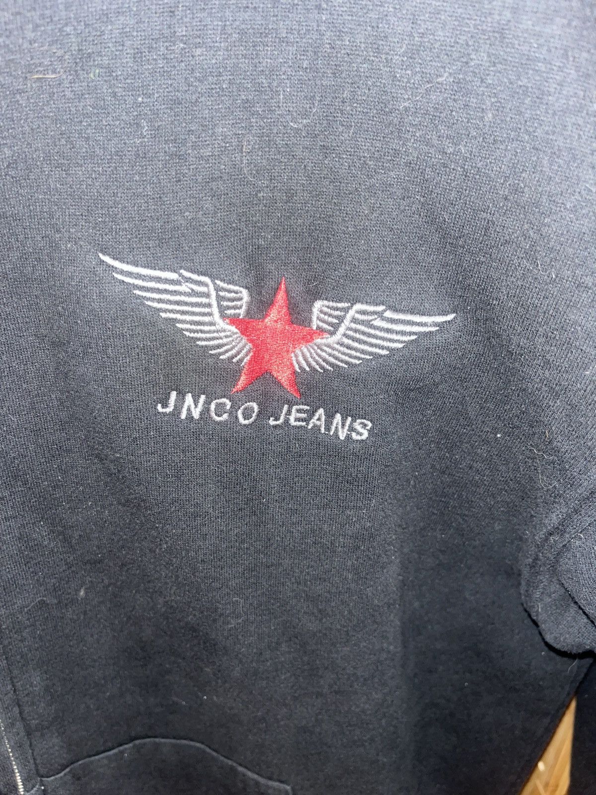JNCO jnco jeans zip up sweatshirt size large black Size US L / EU 52-54 / 3 - 2 Thumbnail