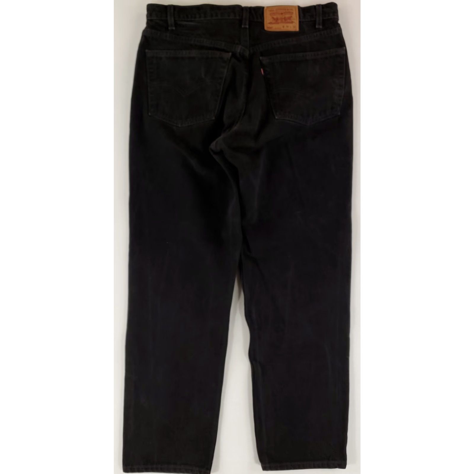 Levi's VINTAGE Levi's 550 Jeans Mens Black Made USA 37x32 Inseam 32 Tapered 90s VTG 38x32 Actual Size US 37 - 3 Thumbnail