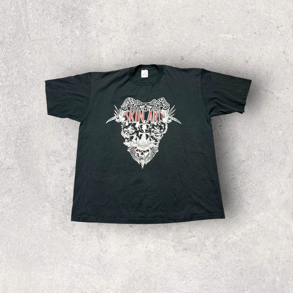 Jerzees × Vintage Vintage Skin Art tee Size US XL / EU 56 / 4 - 1 Thumbnail