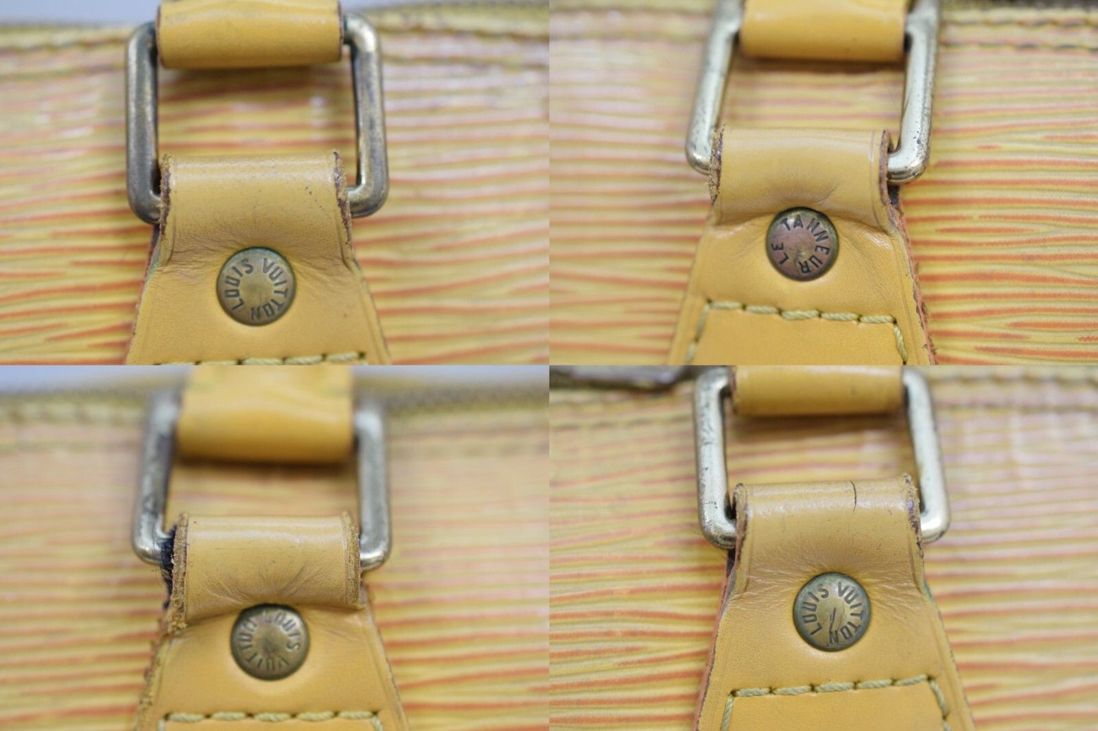Louis Vuitton Louis Vuitton Alma Hand Bag Epi Leather Yellow M52149 Size ONE SIZE - 12 Thumbnail