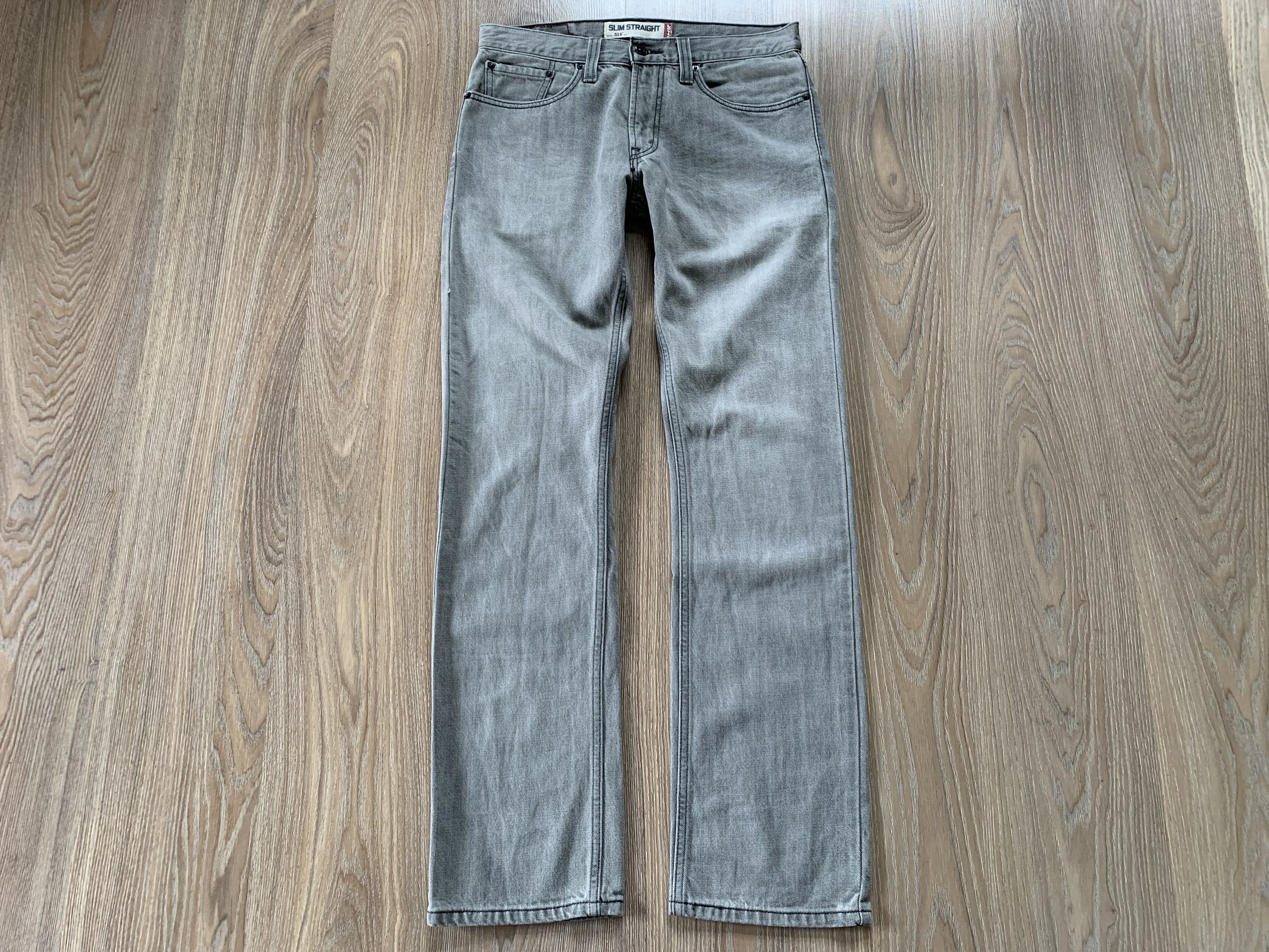 Levi's × Levi's Vintage Clothing × Vintage Levis 514 Slim Straight Vintage Grey Denim Jeans Size US 32 / EU 48 - 2 Thumbnail