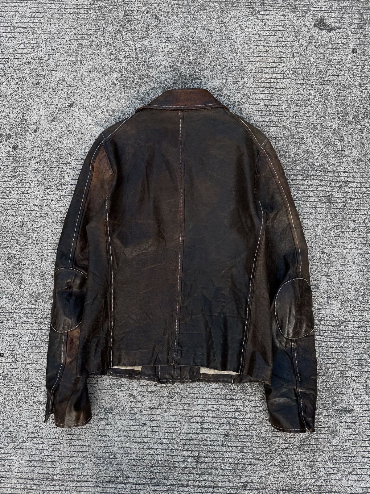Carol Christian Poell Fw04/05 Overlock Proto Leather Jacket LM/1986 Size US S / EU 44-46 / 1 - 3 Thumbnail