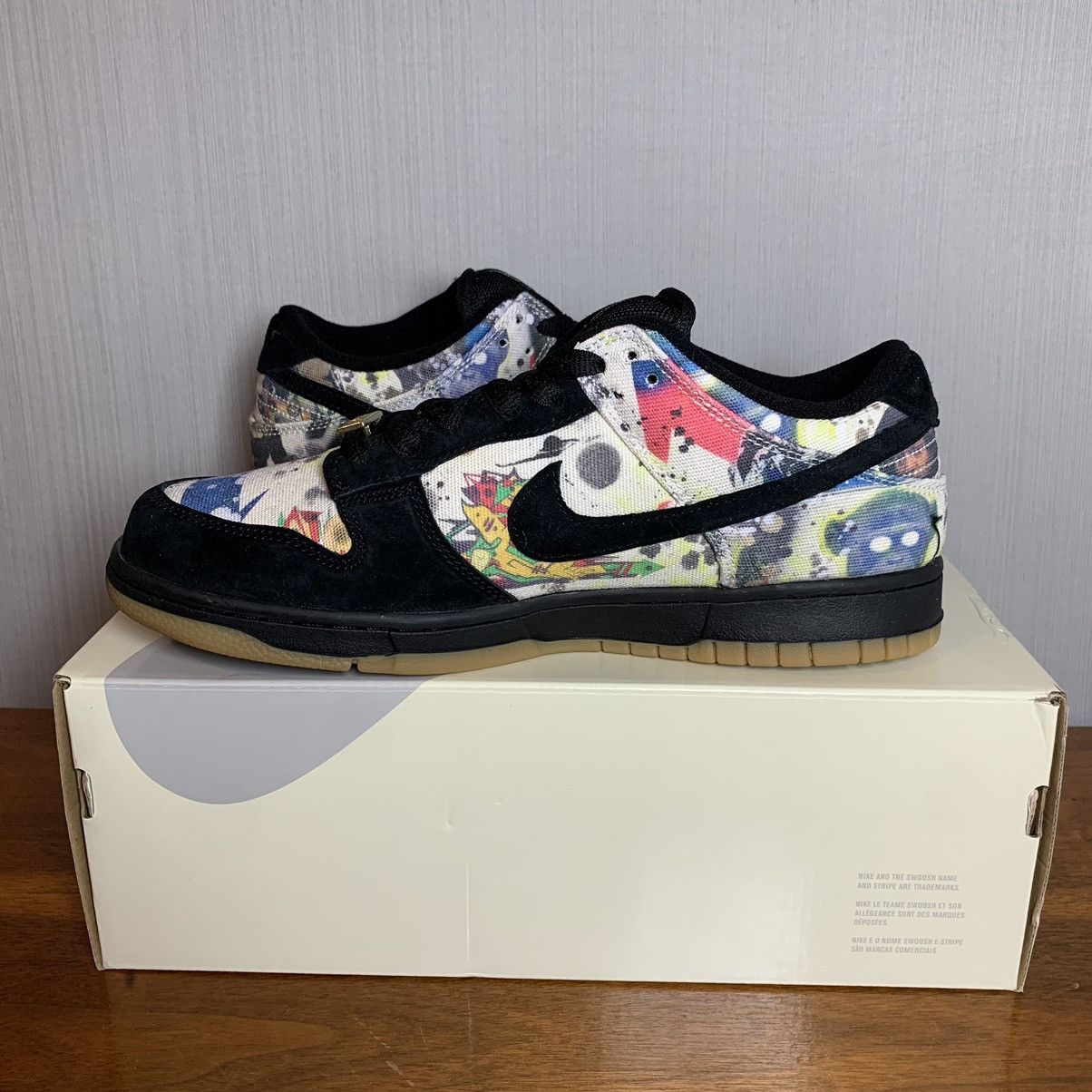 Nike × Supreme Supreme Nike SB Dunk Low Rammellzee Size US 10.5 / EU 43-44 - 10 Thumbnail
