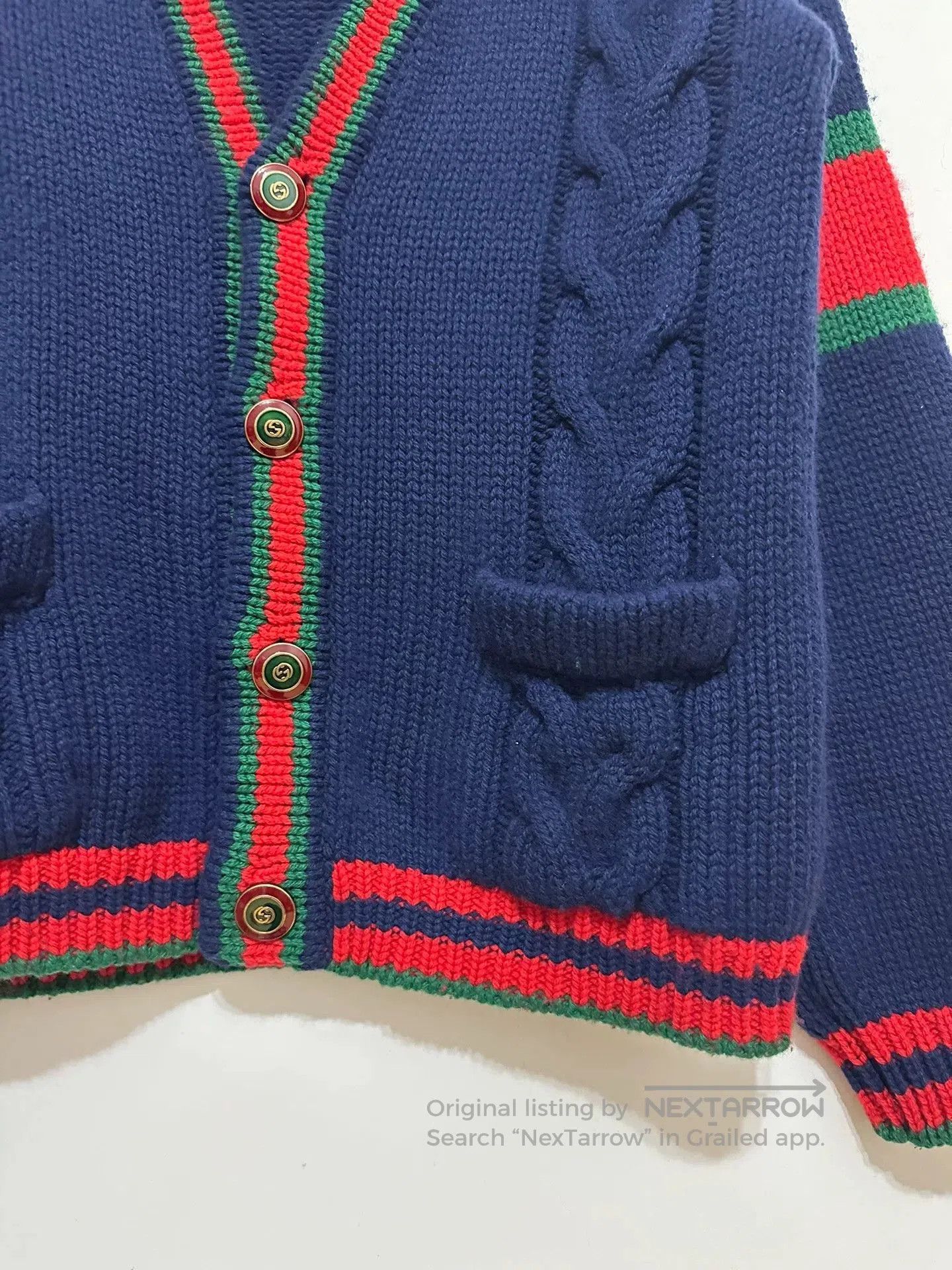 Gucci Gucci Colorblock Knit Cardigan. Size XS / US 0-2 / IT 36-38 - 3 Thumbnail
