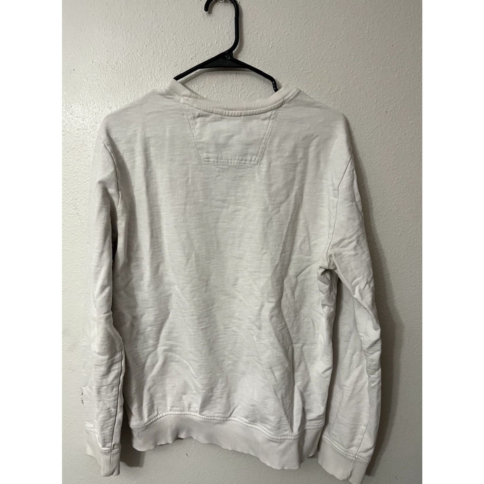 Calvin Klein Calvin Klein Jeans Sweatshirt Unisex Medium White Crew Long Sleeve Shirt Mens Size US M / EU 48-50 / 2 - 3 Thumbnail