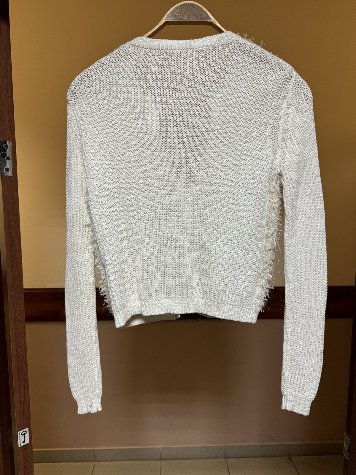 Yohji Yamamoto Vintage Mohair Fur Imitation Knit Sweater Cardigan Size US S / EU 44-46 / 1 - 4 Thumbnail