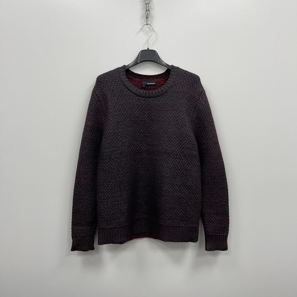 The Kooples The Kooples Wool/Nylon Knit Sweater Red/Black Size US M / EU 48-50 / 2 - 1 Thumbnail