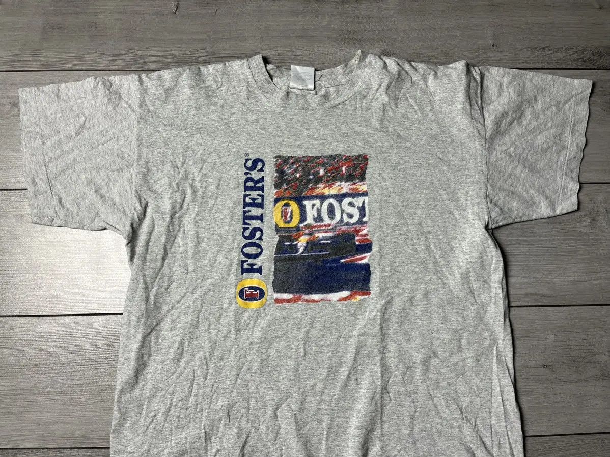Vintage Vintage Fosters racing Tshirt size XLarge Size US XL / EU 56 / 4 - 3 Thumbnail
