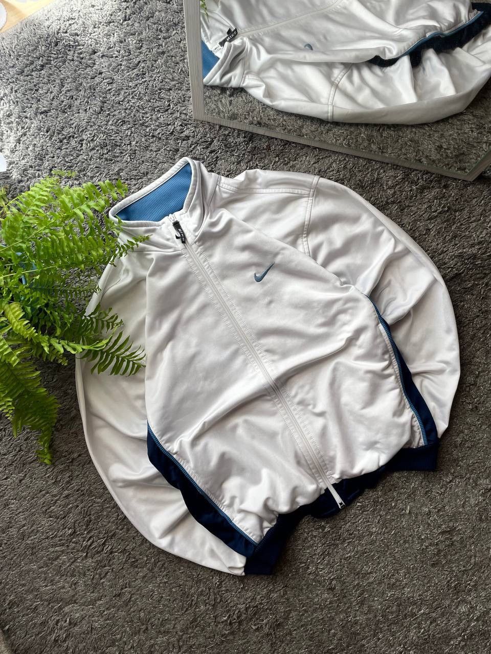 Nike × Vintage 90s Nike Vintage Zip-Hoodie Streetwear Swoosh Logo Rare Size US M / EU 48-50 / 2 - 11 Thumbnail