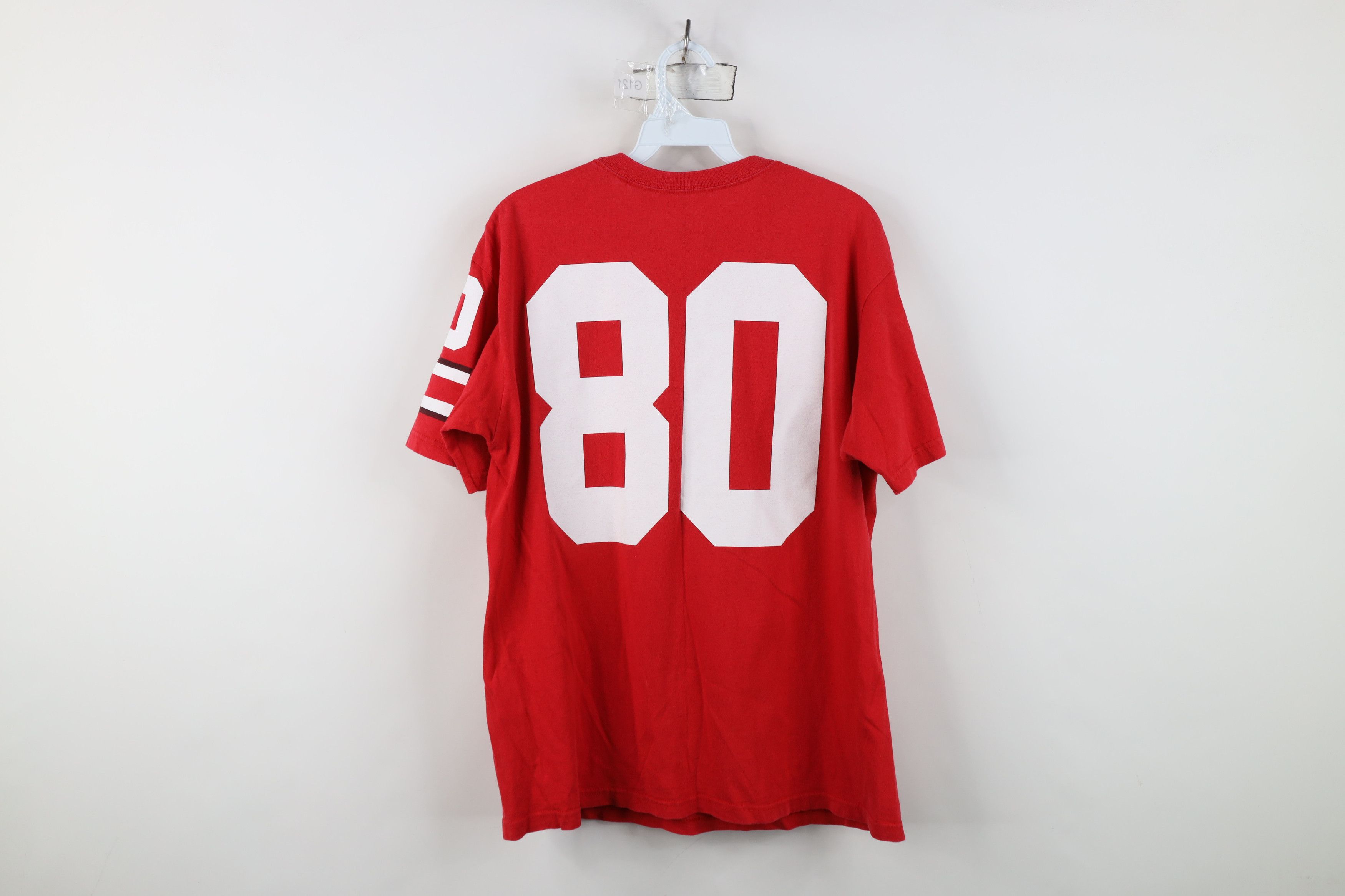 Nike Vintage Nike State University Football Jersey T-Shirt #80 Size US S / EU 44-46 / 1 - 13 Thumbnail