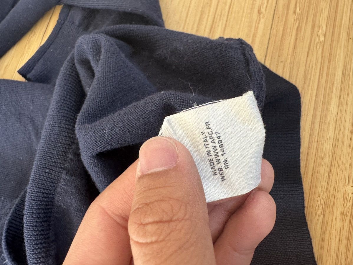 A.P.C. A.P.C Merino Wool Navy Sweater Size US S / EU 44-46 / 1 - 7 Thumbnail