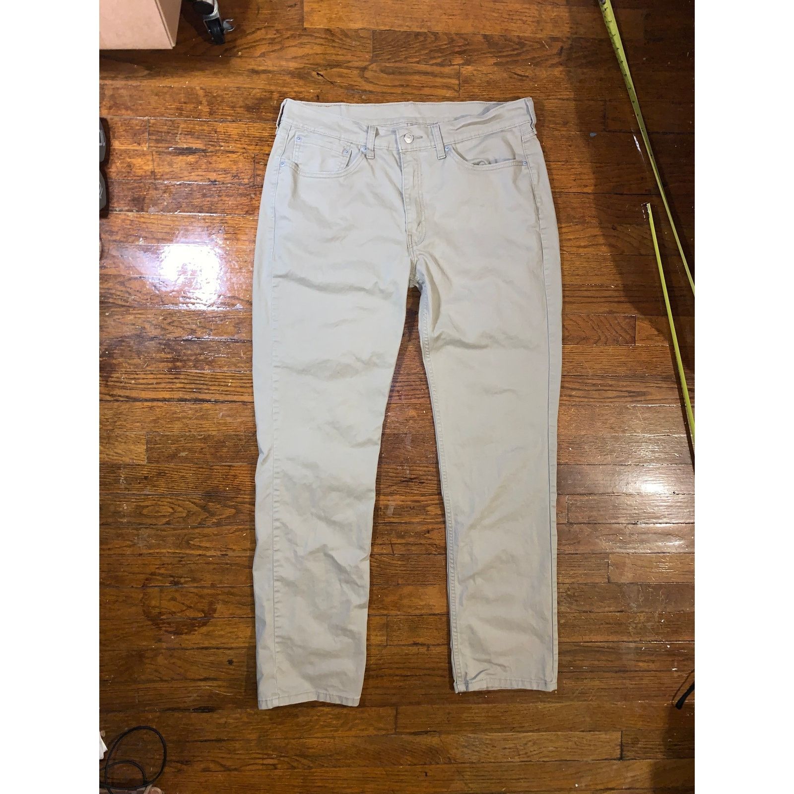 Levi's Levi's Khaki Pants 514 Straight Fit W36 L34 Chino Size US 36 / EU 52 - 1 Thumbnail