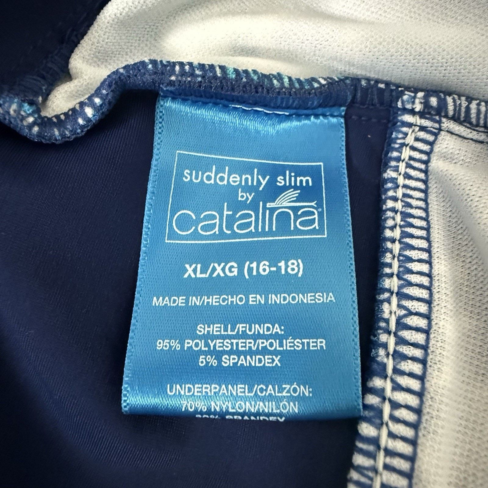 Catalina Suddenly Slim By Catalina Swimsuit Floral Dress Pool Resort Size XL / US 12-14 / IT 48-50 - 3 Thumbnail