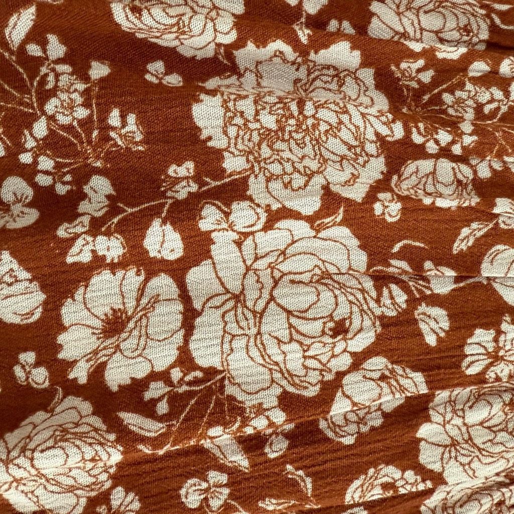 Other NWT Knox Rose Cave Long Sleeve Smocked Peasant Dress Rust Br Size XXL / US 16-18 / IT 52-54 - 11 Thumbnail