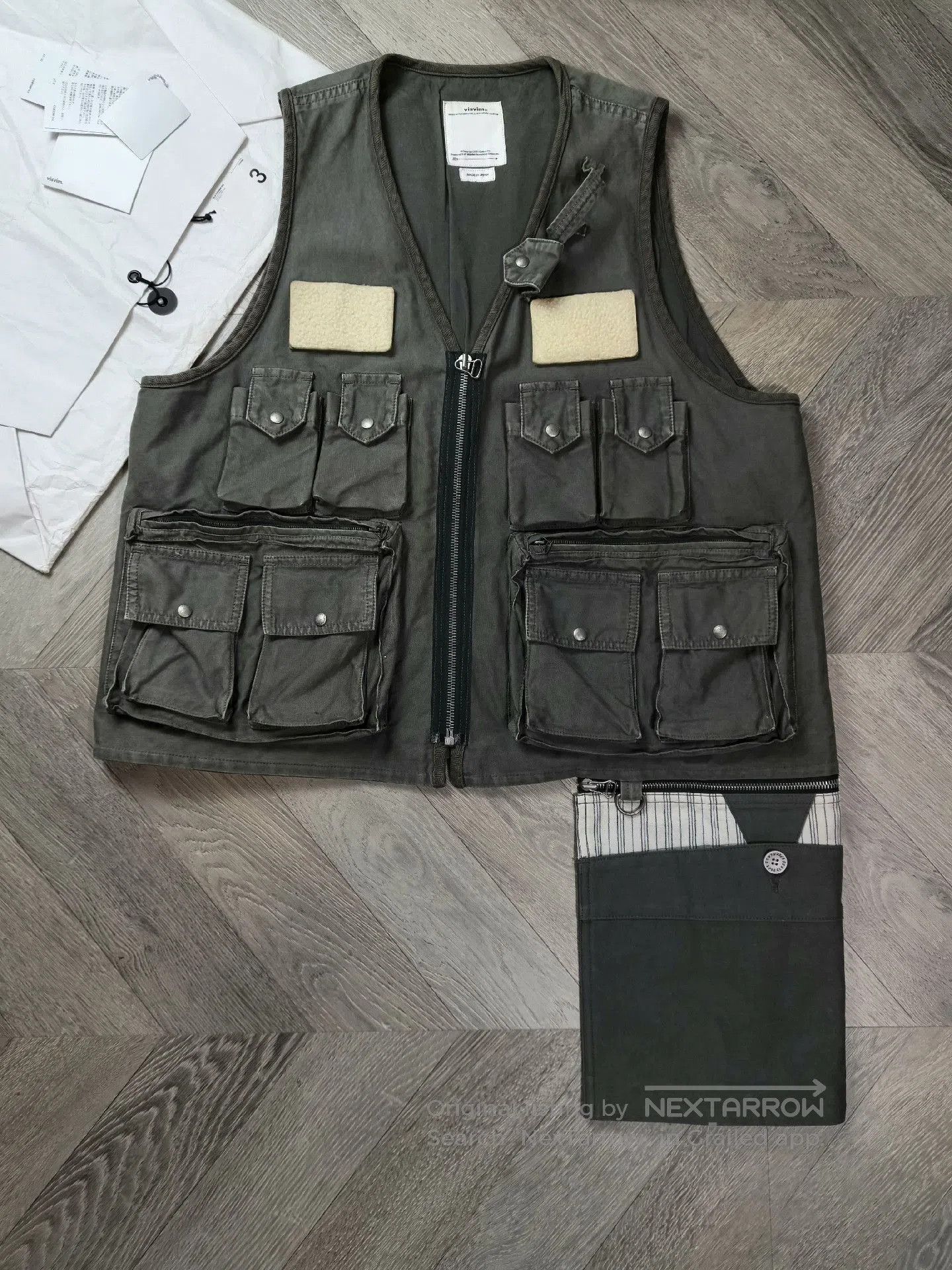 Visvim visvim pilar fisherman vest in green. Size US M / EU 48-50 / 2 - 1 Thumbnail