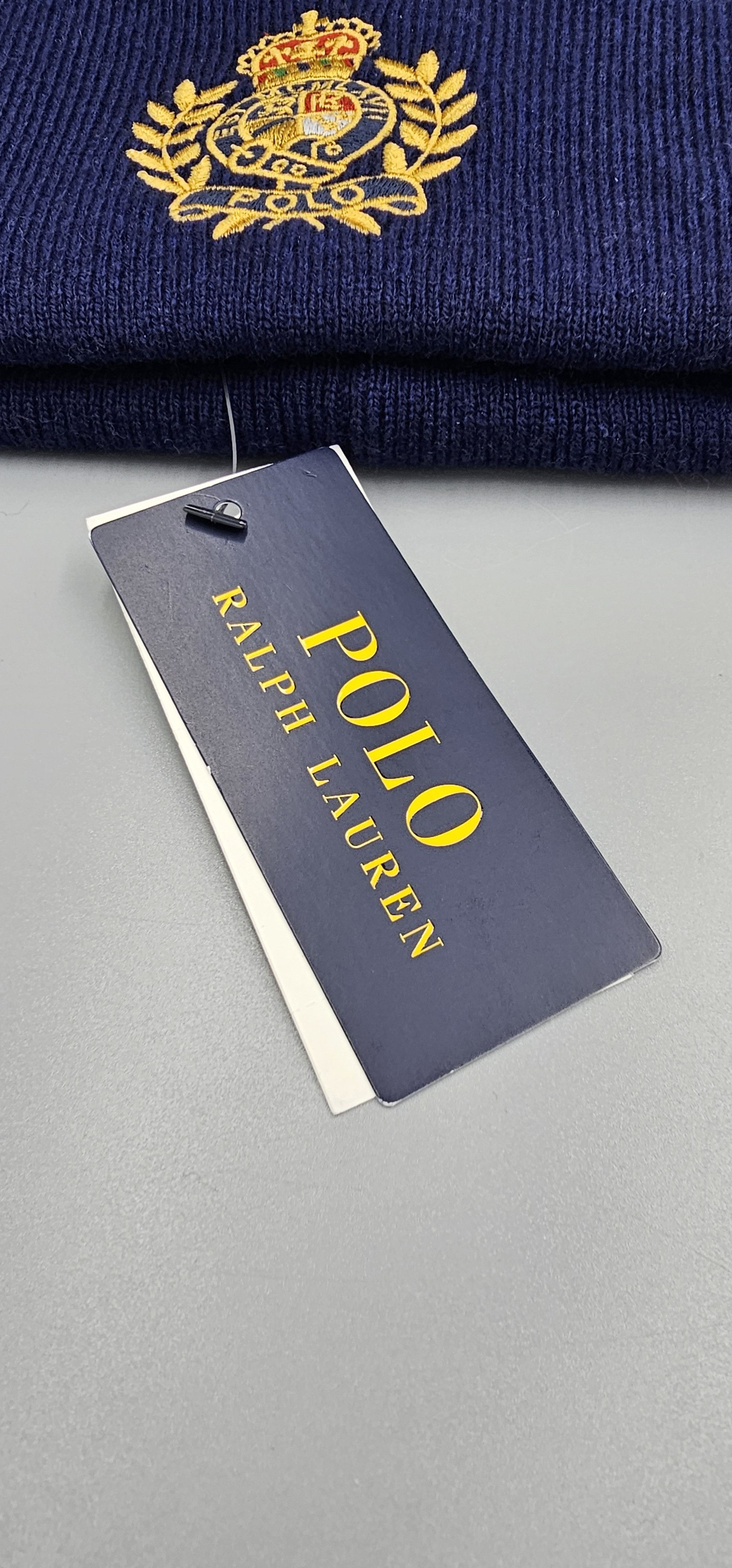 Polo Ralph Lauren Polo Ralph Lauren Crest Beanie Hat Royal Blue 100% Wool Size ONE SIZE - 7 Thumbnail