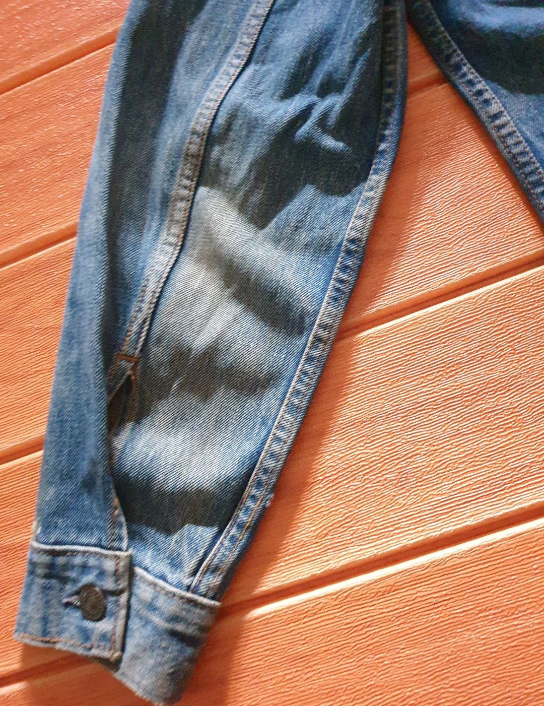 Levi's 💥Vintage Levis big E distressed Made in USA 350 jacket Size US S / EU 44-46 / 1 - 12 Thumbnail