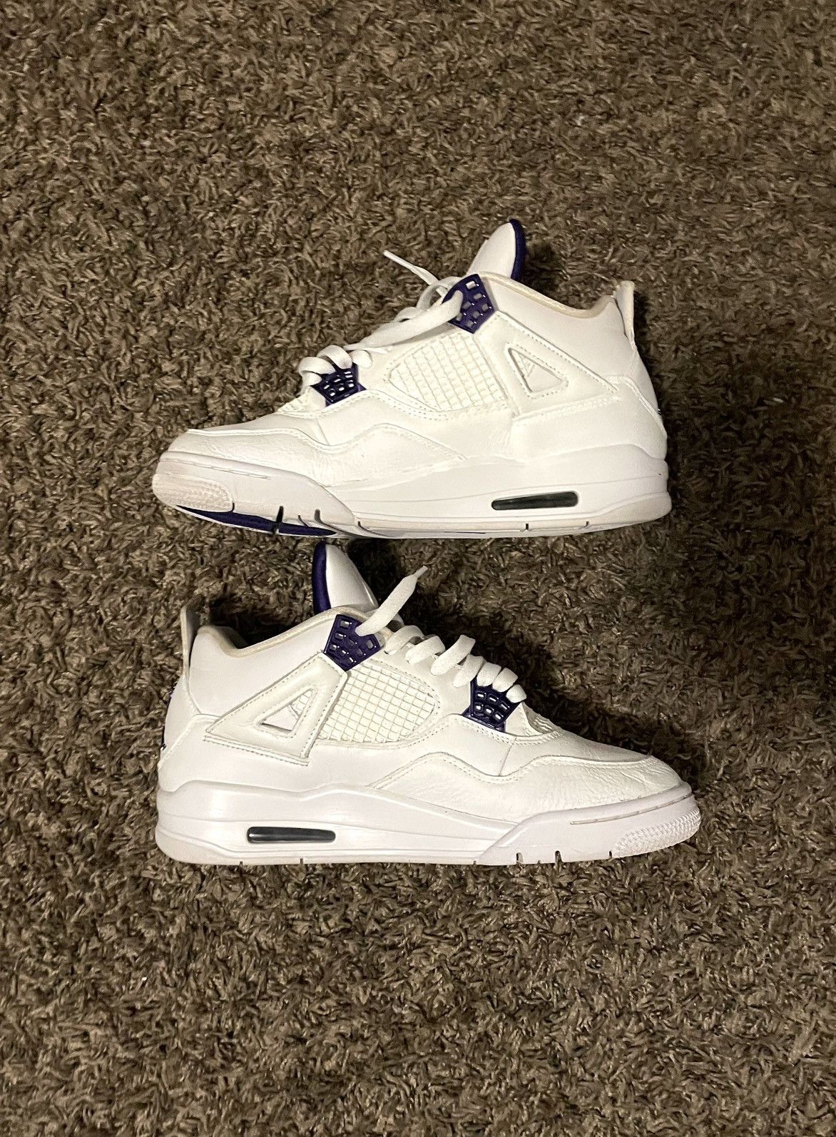 Jordan Brand Sz 9 Jordan 4 Purple Metallic Size US 9 / EU 42 - 3 Thumbnail