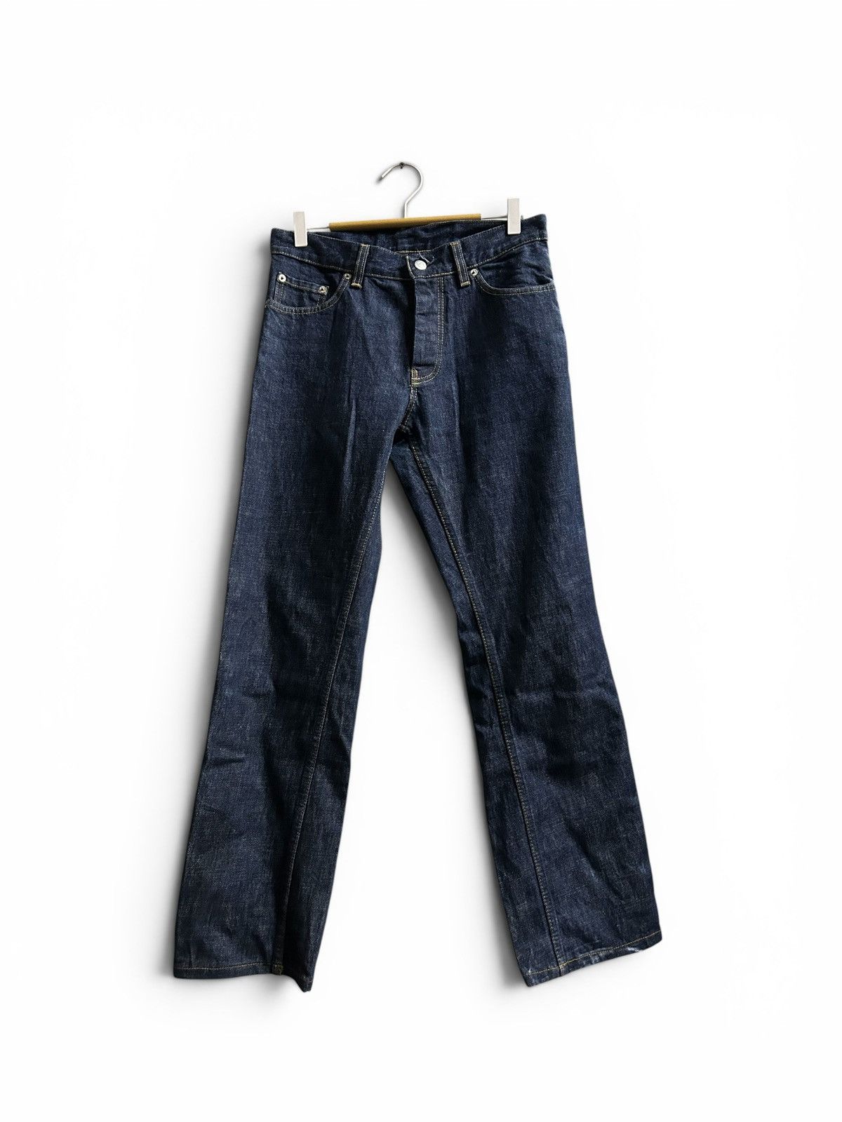 Helmut Lang S/S 99 Archive Classic Raw Denim Italian Cut | Grailed