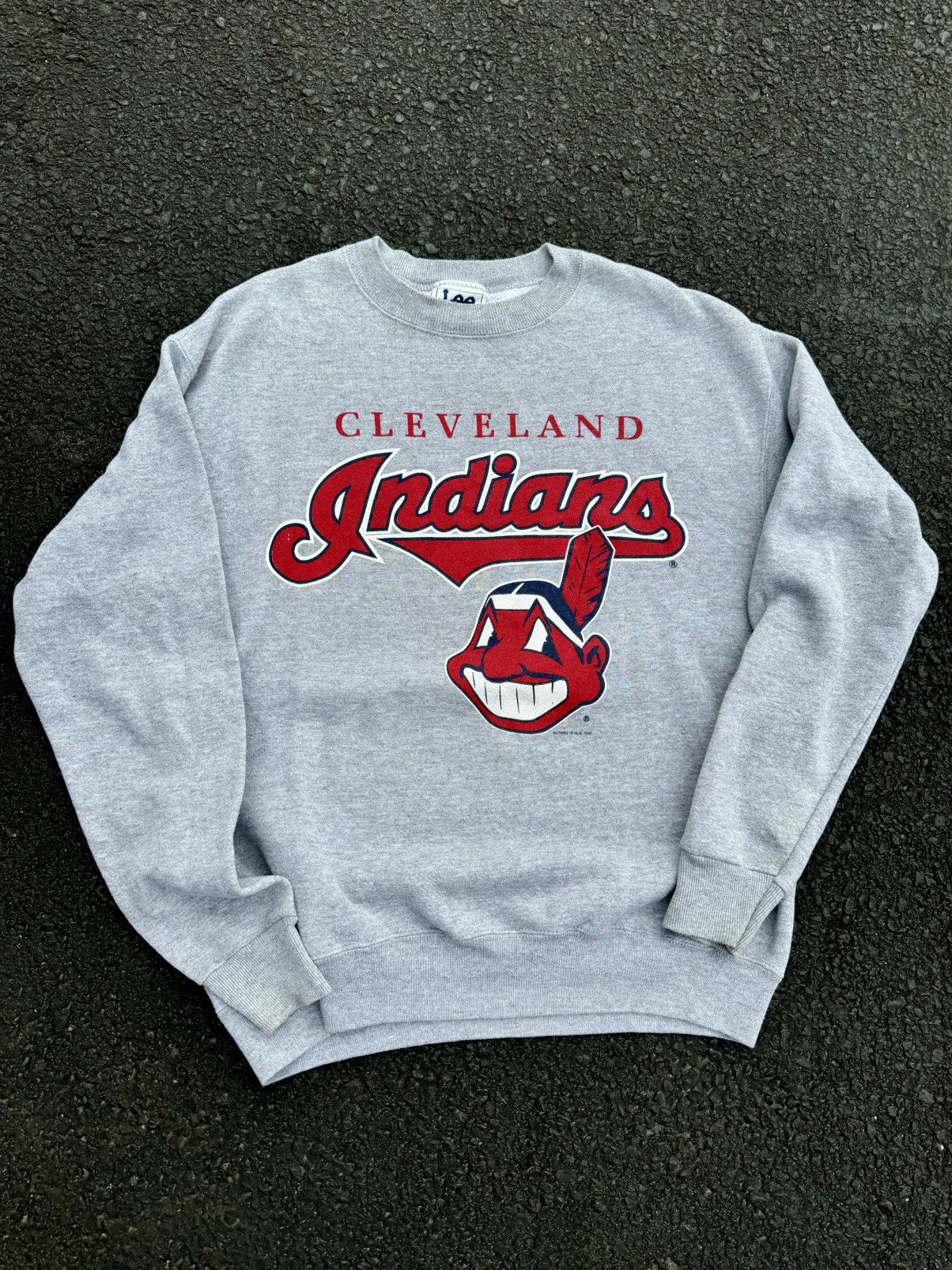 Sports Specialties × Vintage 1997 Cleveland Indians Vintage Lee 90’s MLB Sweatshirt Size US M / EU 48-50 / 2 - 2 Thumbnail