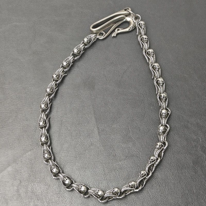 Japanese Brand × Jewelry Punk Waist Pants Chain Wallet Chain Cobra Skull Keychain Size ONE SIZE - 1 Thumbnail