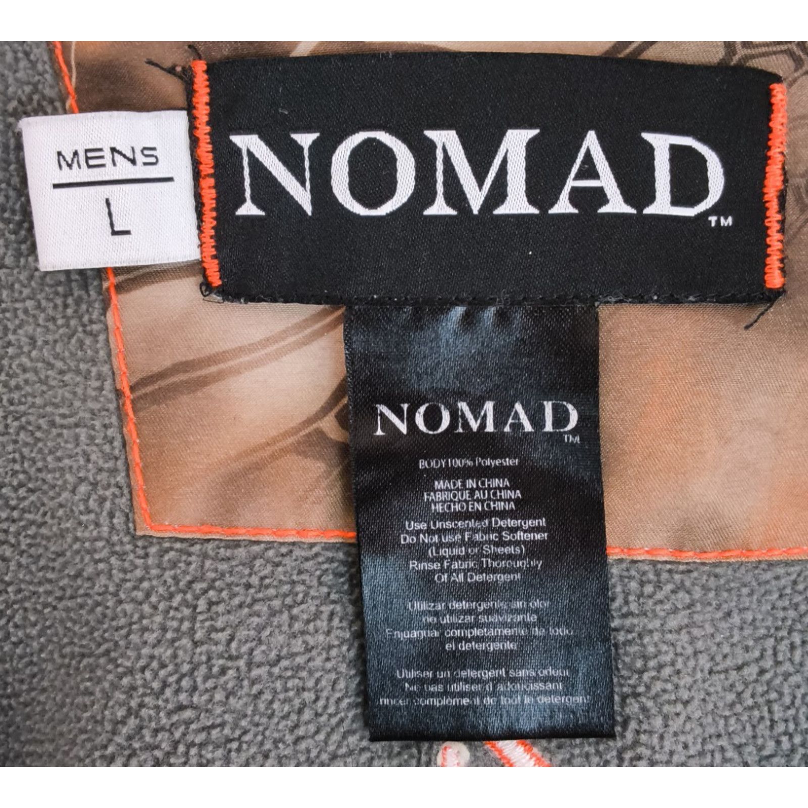 Nomad Nomad Banshee Jacket 1/2 Zip Men L Brown Camo Hood Softshell Size US L / EU 52-54 / 3 - 12 Thumbnail