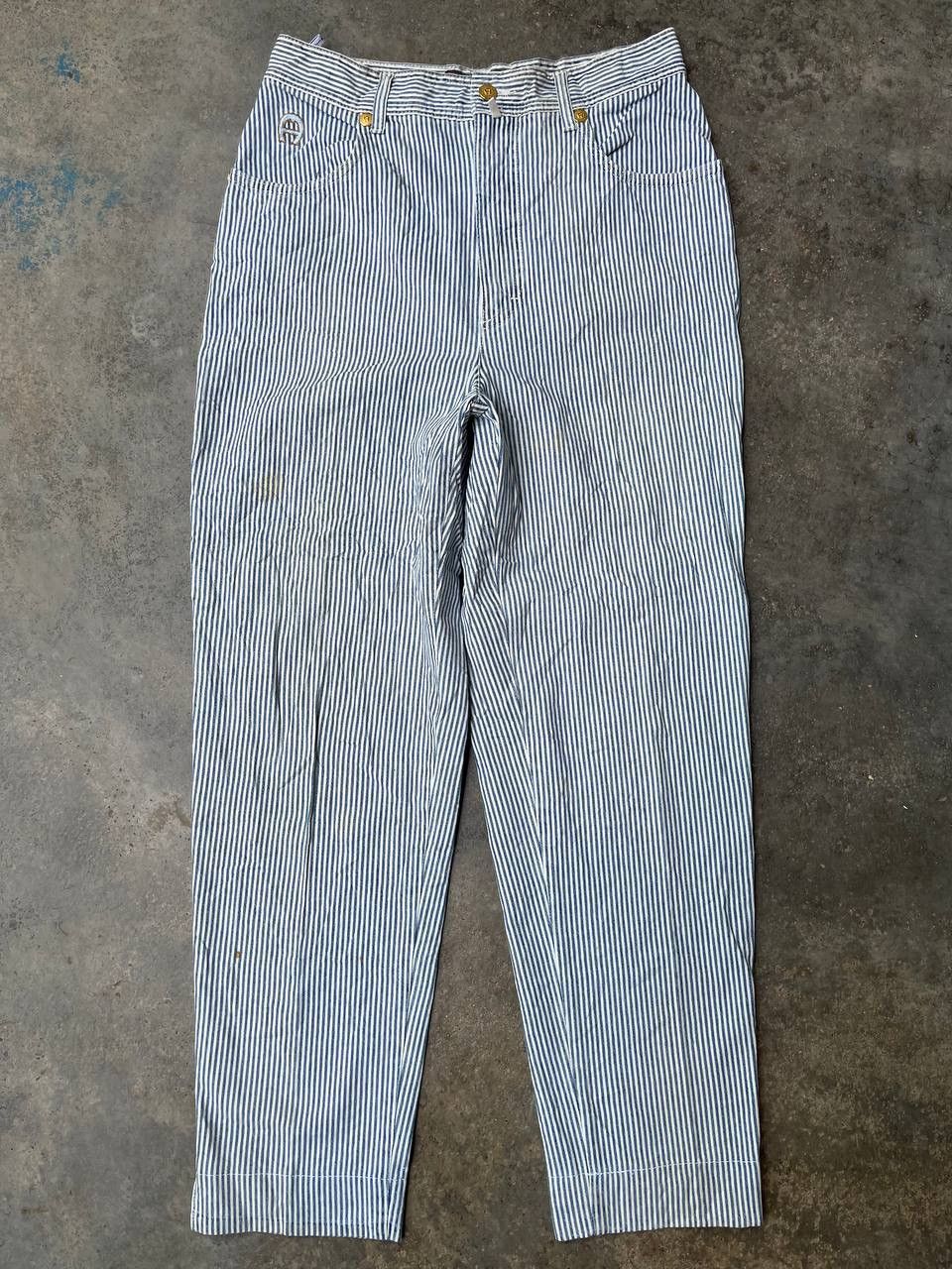 Aigner AIGNER STRIPES JEANS WOMEN BALOON STYLE Size 31" - 5 Thumbnail