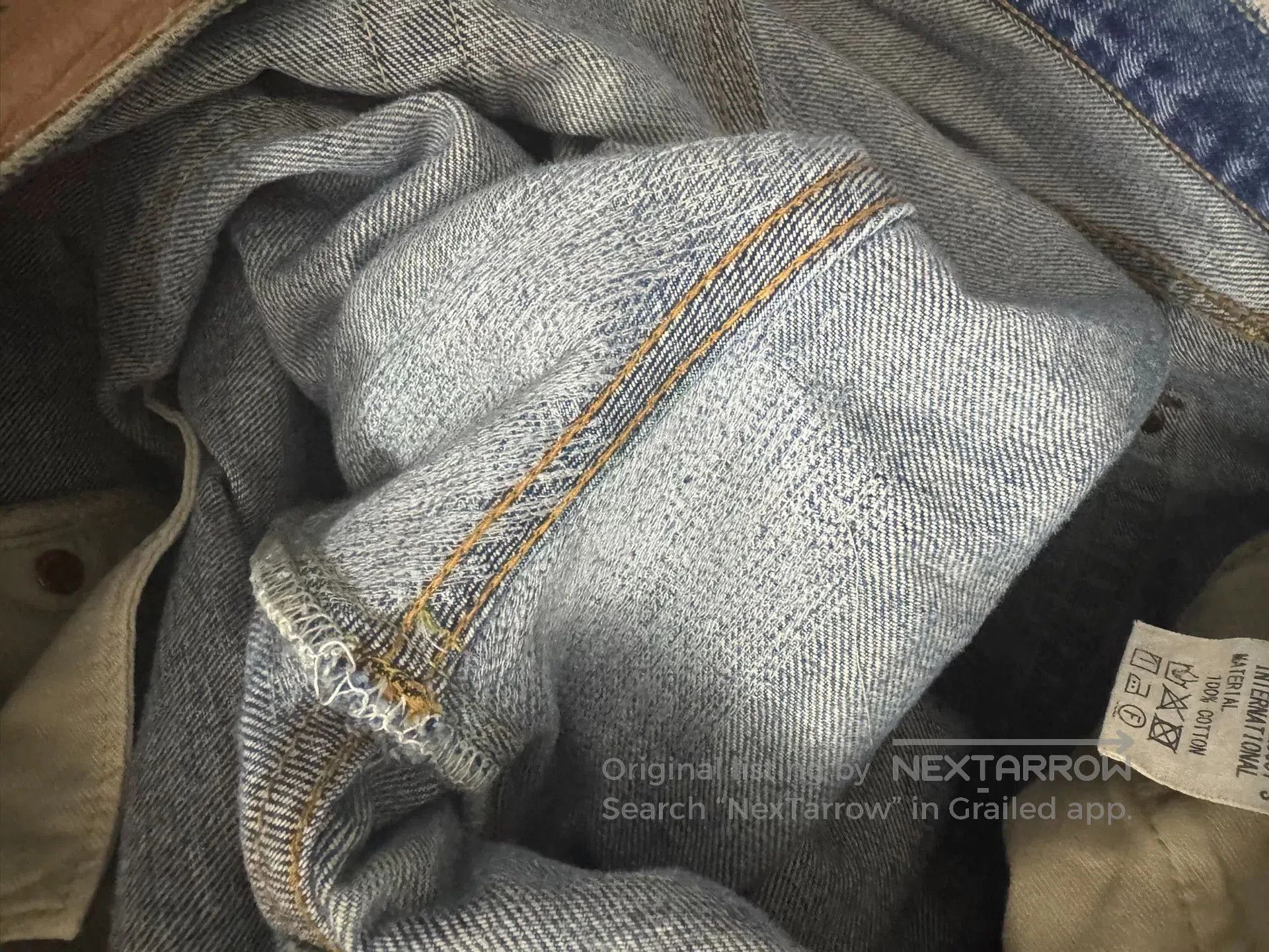 The Real McCoy's The Real McCoy 001XX Washed Jeans. Size US 34 / EU 50 - 6 Thumbnail