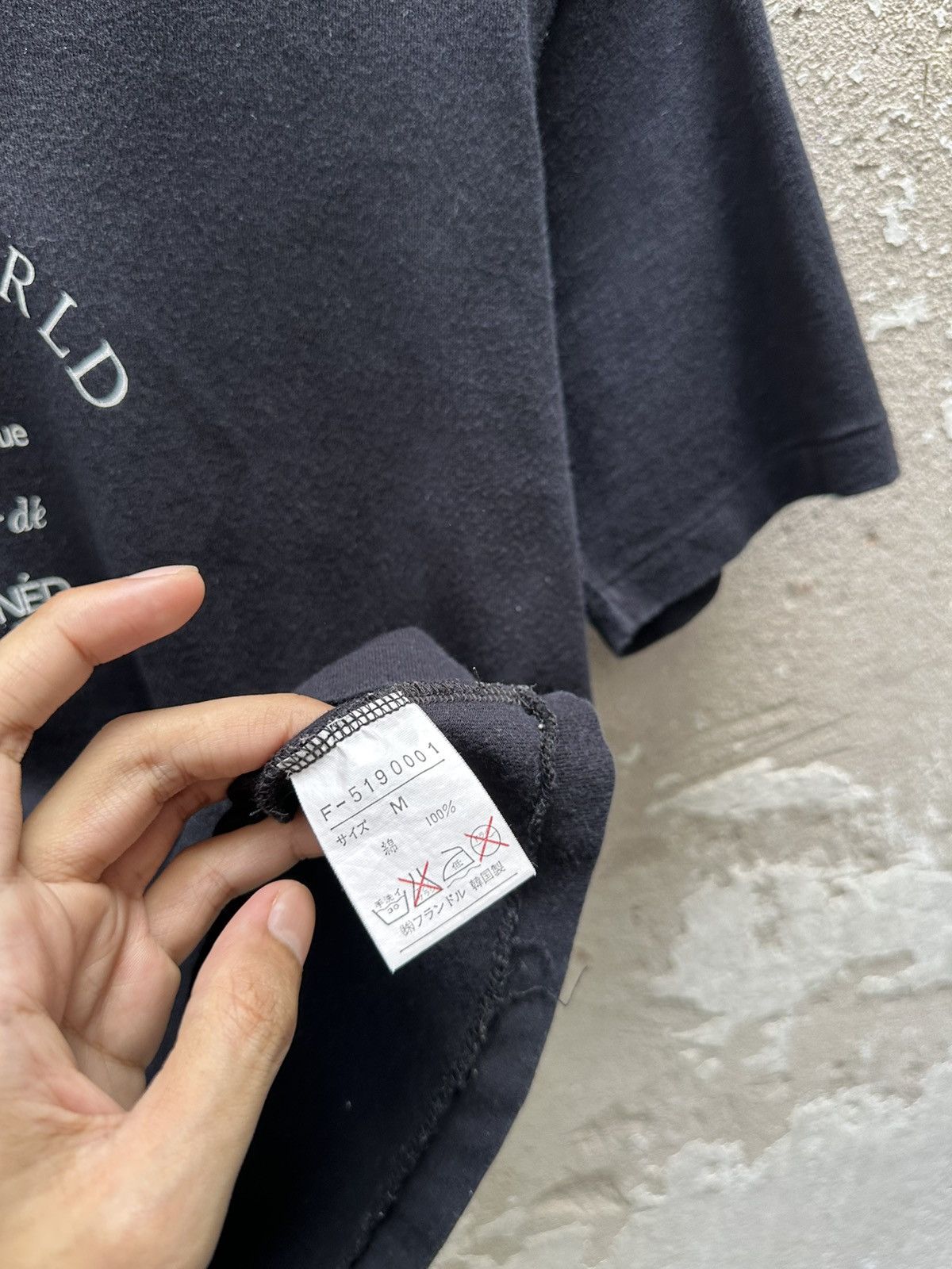 Yohji Yamamoto Vintage Ined World Homme Yohji Yamamoto Tshirt Size US S / EU 44-46 / 1 - 5 Thumbnail