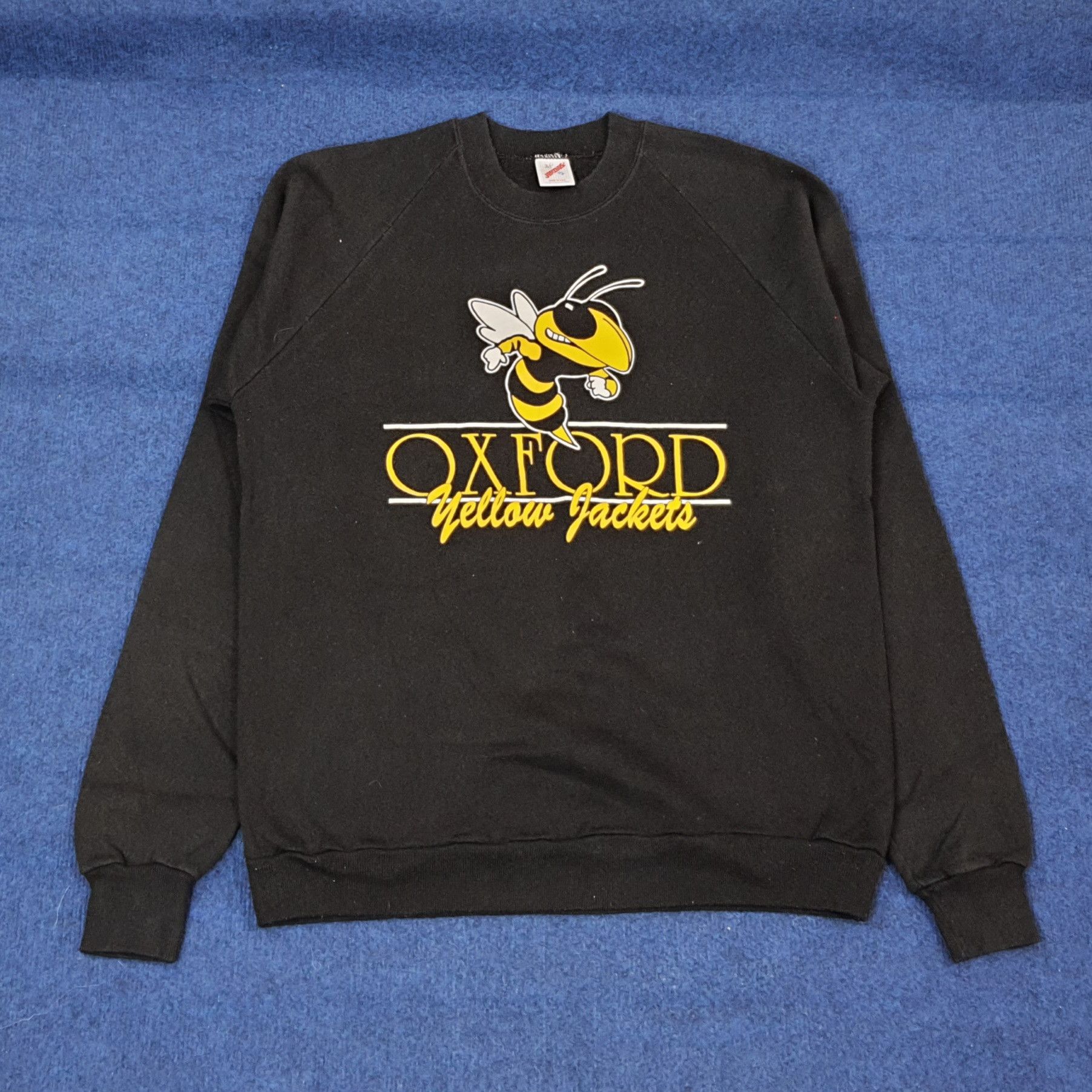 NFL Vintage Oxford Yellow Jacket Sweatshirt C227N6 Size US M / EU 48-50 / 2 - 1 Thumbnail