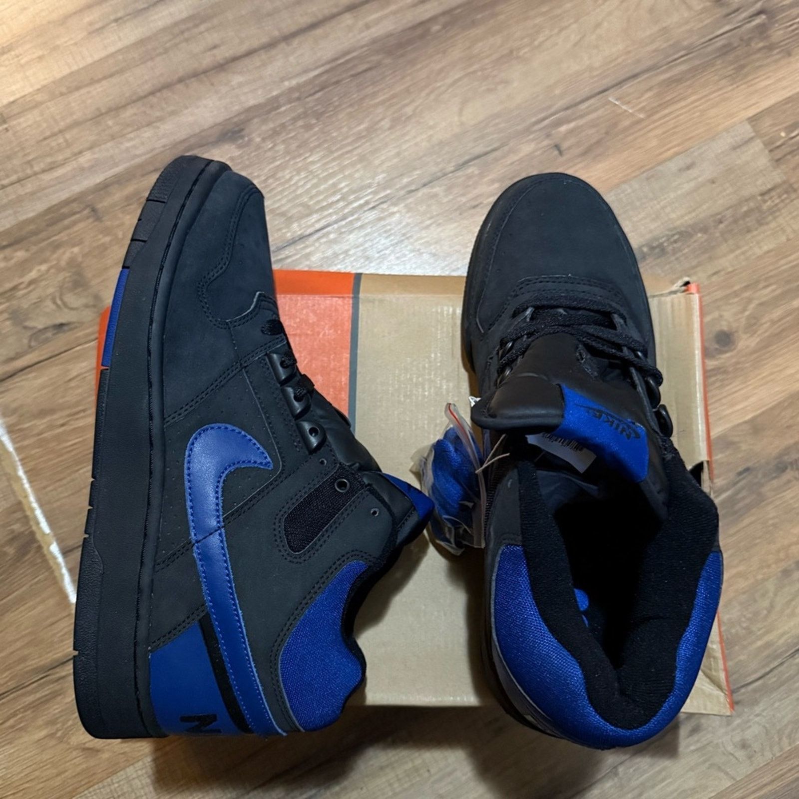 Nike 2004 Nike Delta Force 3/4 Black Blue Sport Royal Size US 10.5 / EU 43-44 - 4 Thumbnail