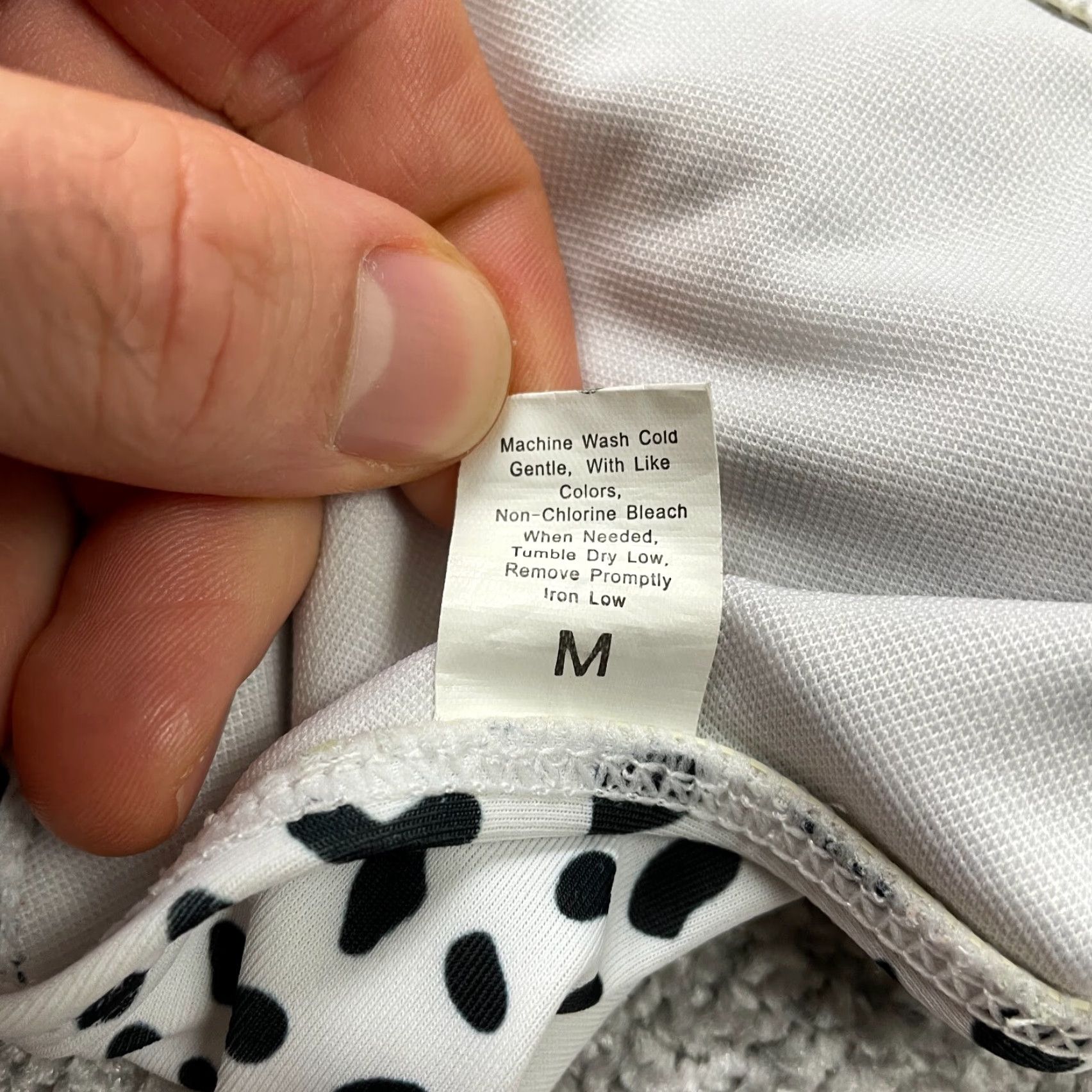 Vintage Unbranded Swimwear Bikini Bottom Womens Medium Black White Leopard Summer Beach Size 32" / US 10 / IT 46 - 3 Thumbnail