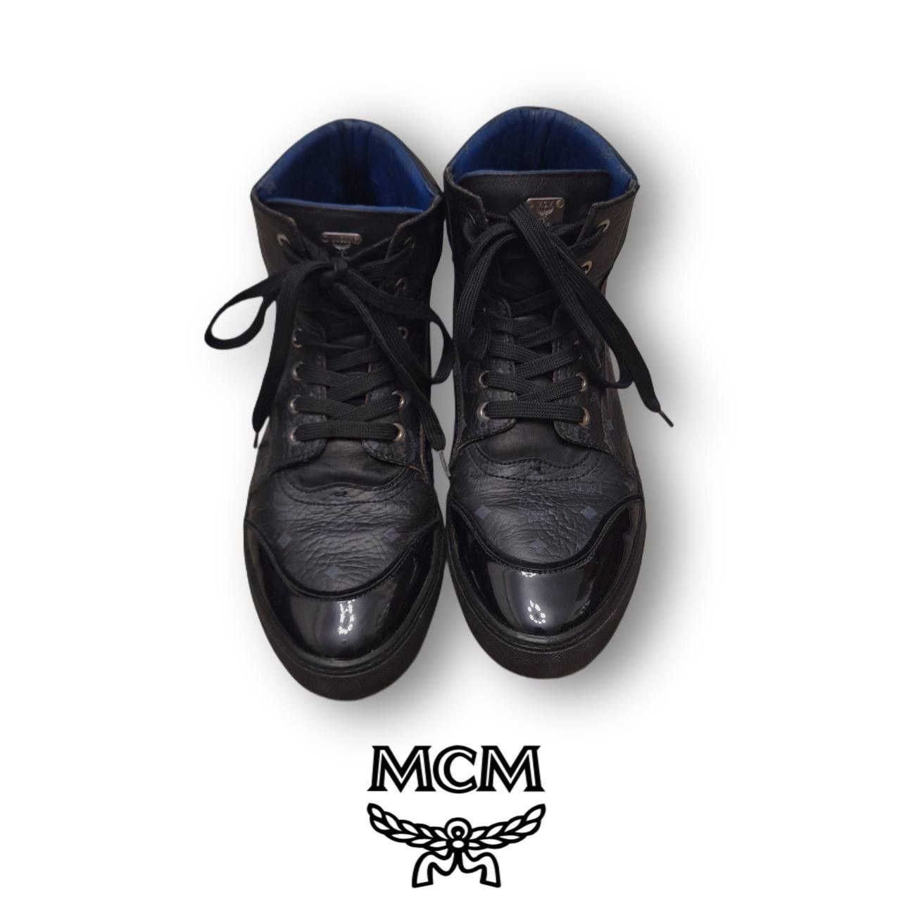 MCM MCM monogram hi top shoes Size US 8 / EU 41 - 2 Thumbnail