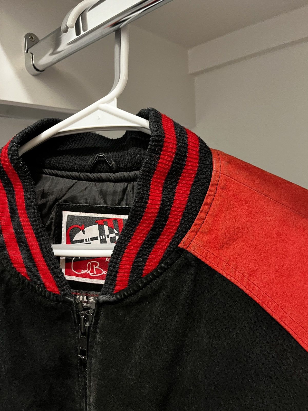 NFL Vintage Wilsons Leather x Carl Banks Atlanta Falcons Jacket Size US XL / EU 56 / 4 - 16 Thumbnail