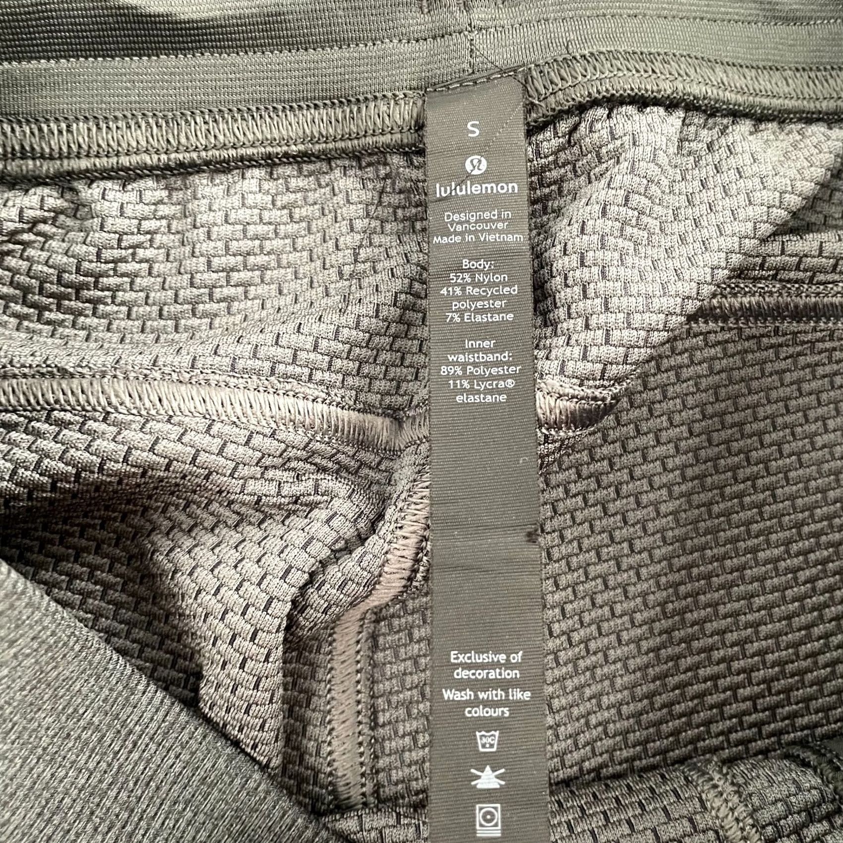 Lululemon Lululemon Pants Adult Small Blue Textured Tech Pant Diamond Dye Active Mens S Size US 29 - 6 Thumbnail