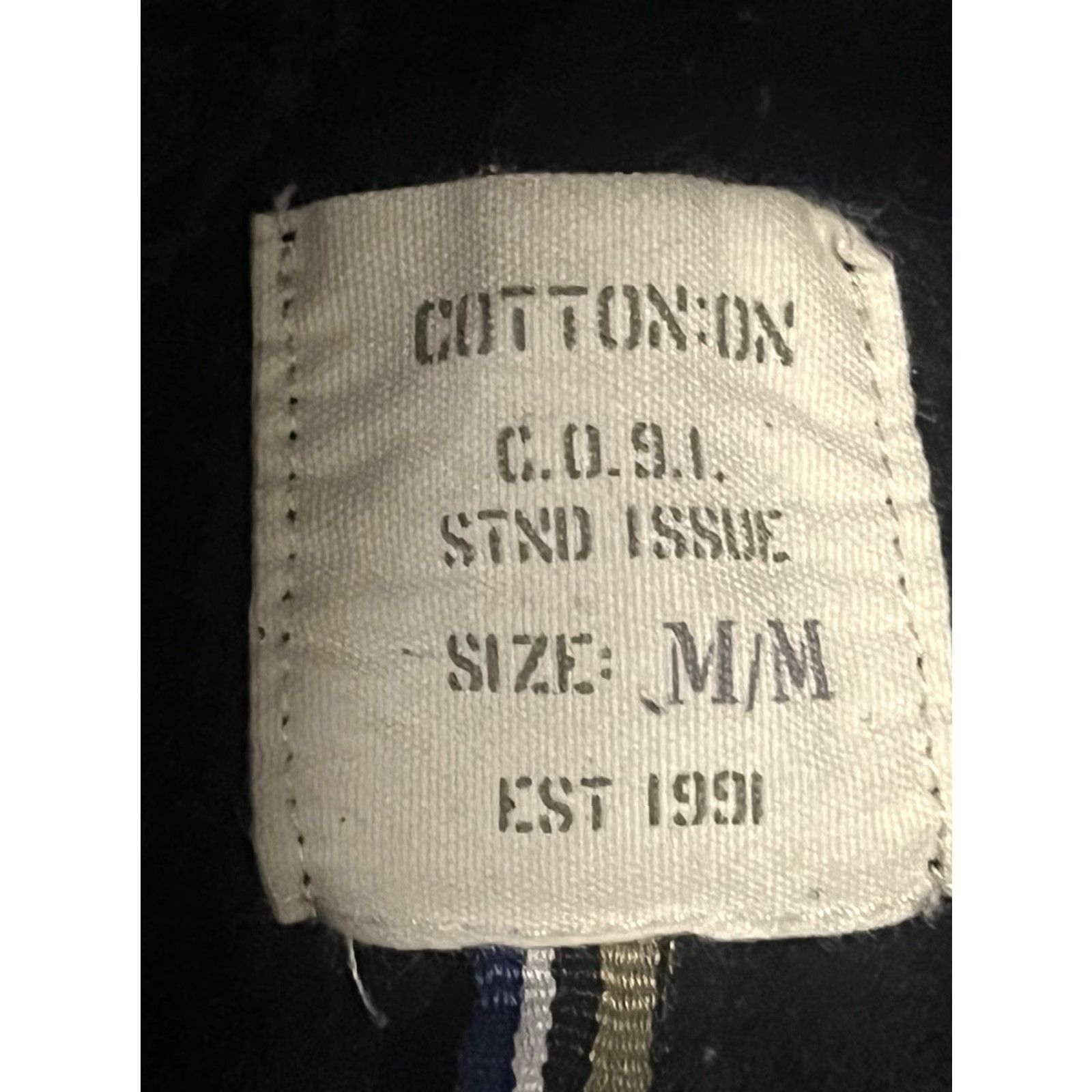 Cotton On Cotton On Sweatpants Men’s Black White Striped Size M Casual Travel Pants Unisex Adults Regular Inseam 27 in Cotton On Size US 31 - 7 Thumbnail
