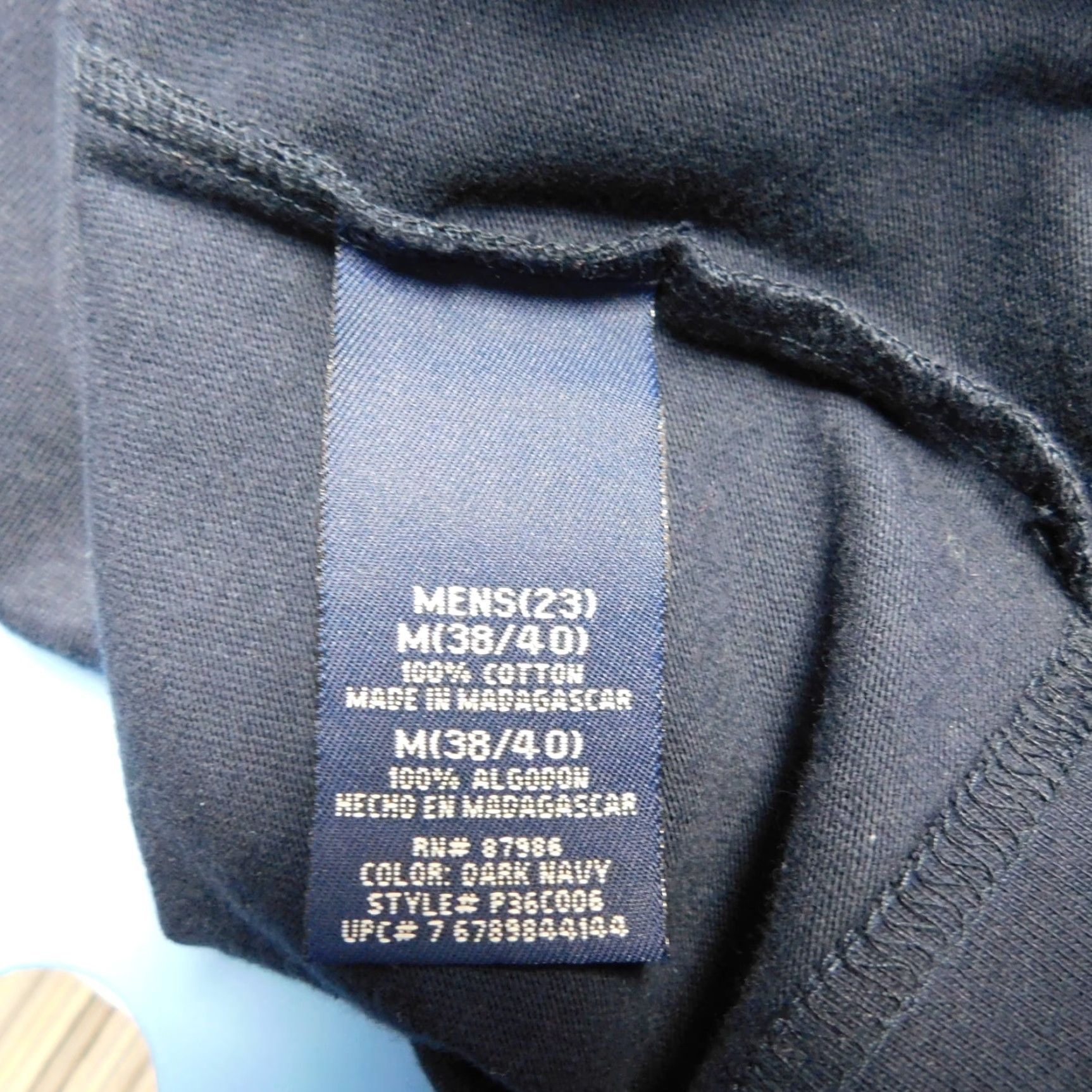 Vintage Puritan Men's Long Sleeve T-Shirt Navy Blue 38-40 Medium Size US M / EU 48-50 / 2 - 6 Thumbnail