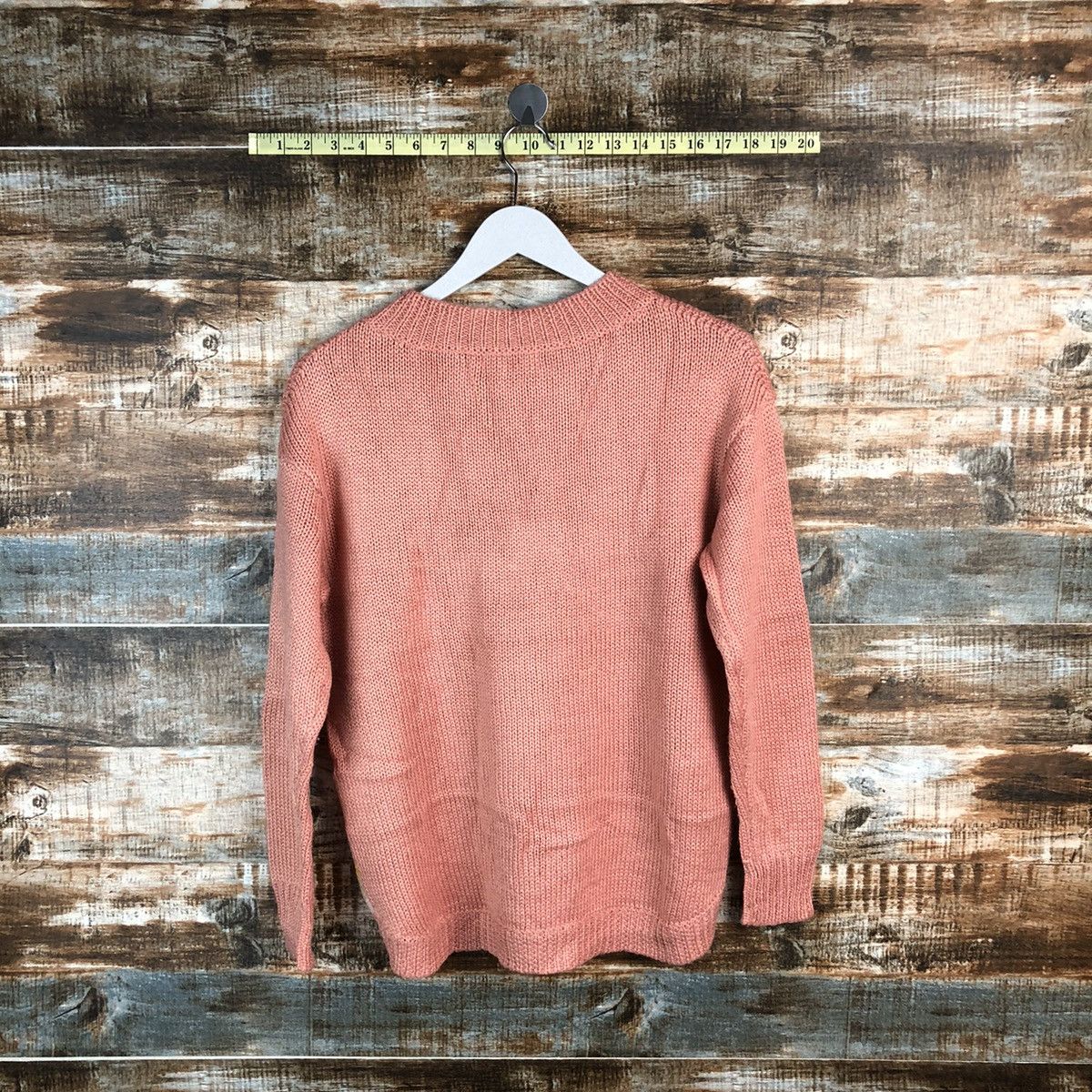 Homespun Knitwear × Japanese Brand × Vintage Cara cat vintage Pink Knitwear #A1265 Size M / US 6-8 / IT 42-44 - 13 Thumbnail