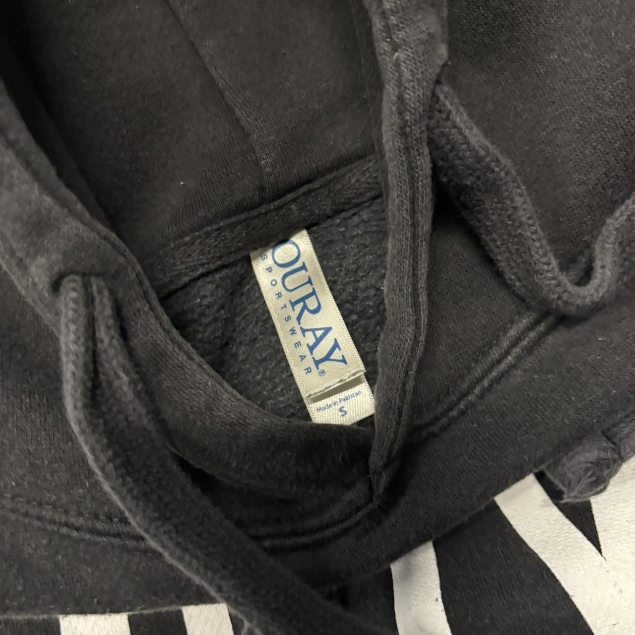Japanese Brand × Vintage Crazy Vintage Y2K/2000s Black Brown Bear Streetwear Hoodie! Size US S / EU 44-46 / 1 - 5 Thumbnail