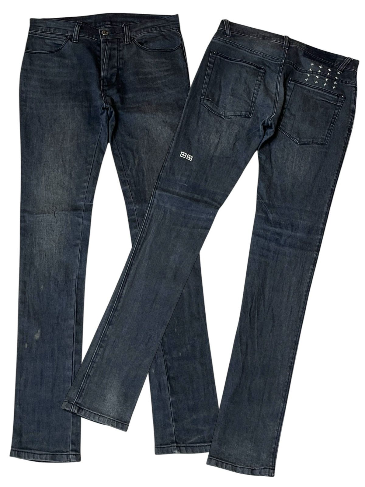 Ksubi FADED🔥KSUBI/TSUBI BLACK STRETCH COTTON SKINNY JEANS Size US 29 - 1 Thumbnail