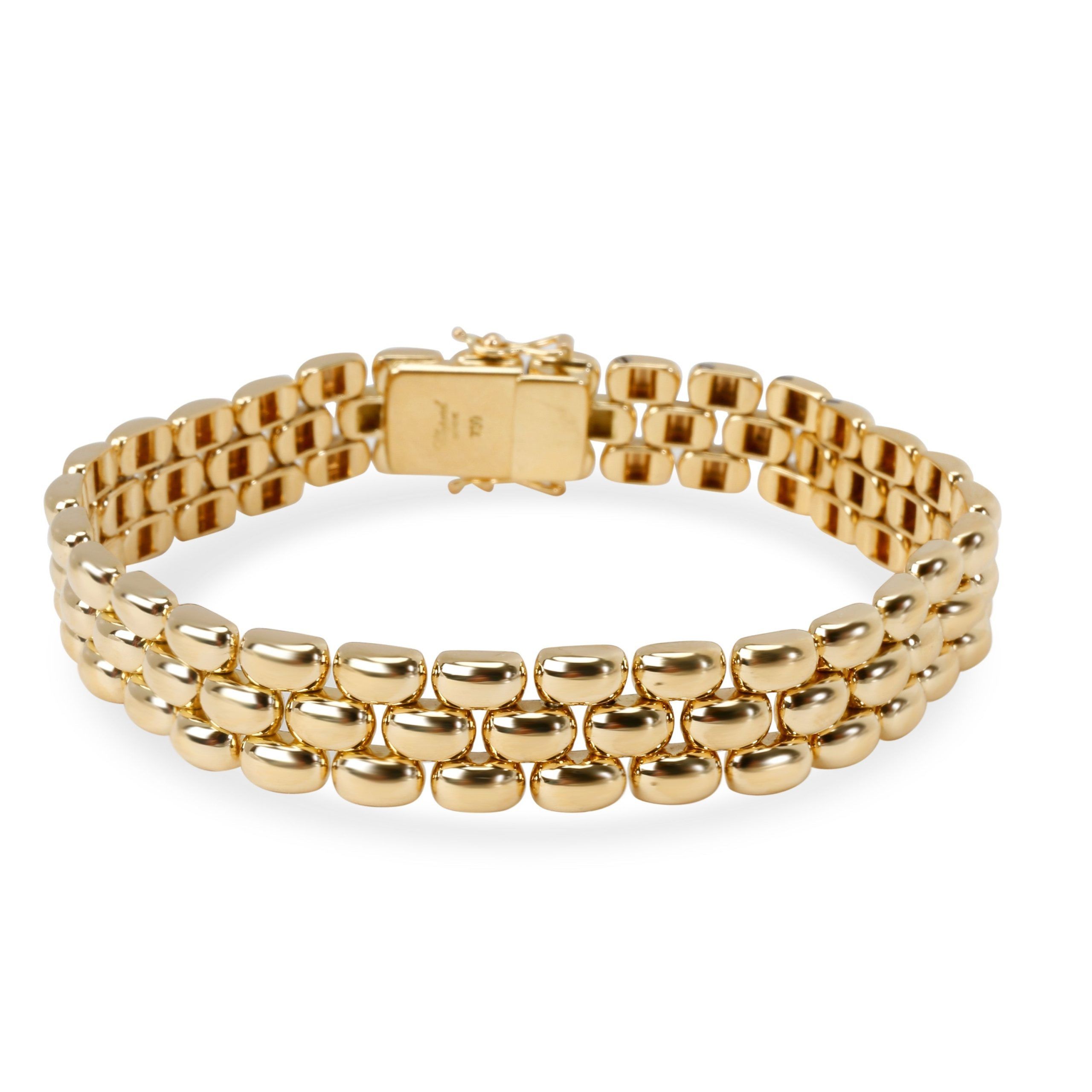 image of Chopard Vintage Gstaad Bracelet In 18K Yellow Gold, Women's
