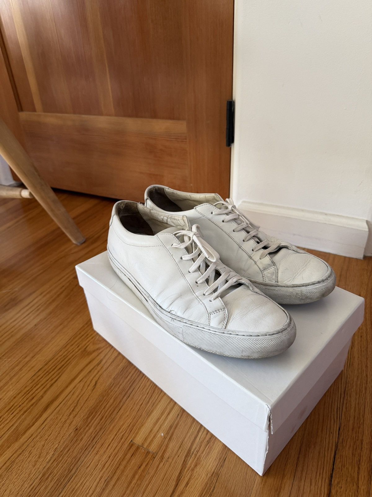 Common Projects Common Projects Achilles Low White Size US 11 / EU 44 - 3 Thumbnail