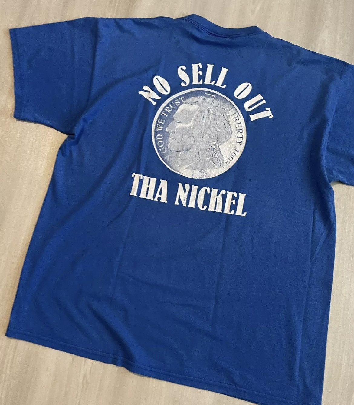 Rap Tees × Vintage 90s 5th ward Houston Texas No sell out Tha Nickel Raptee Size US XL / EU 56 / 4 - 4 Thumbnail
