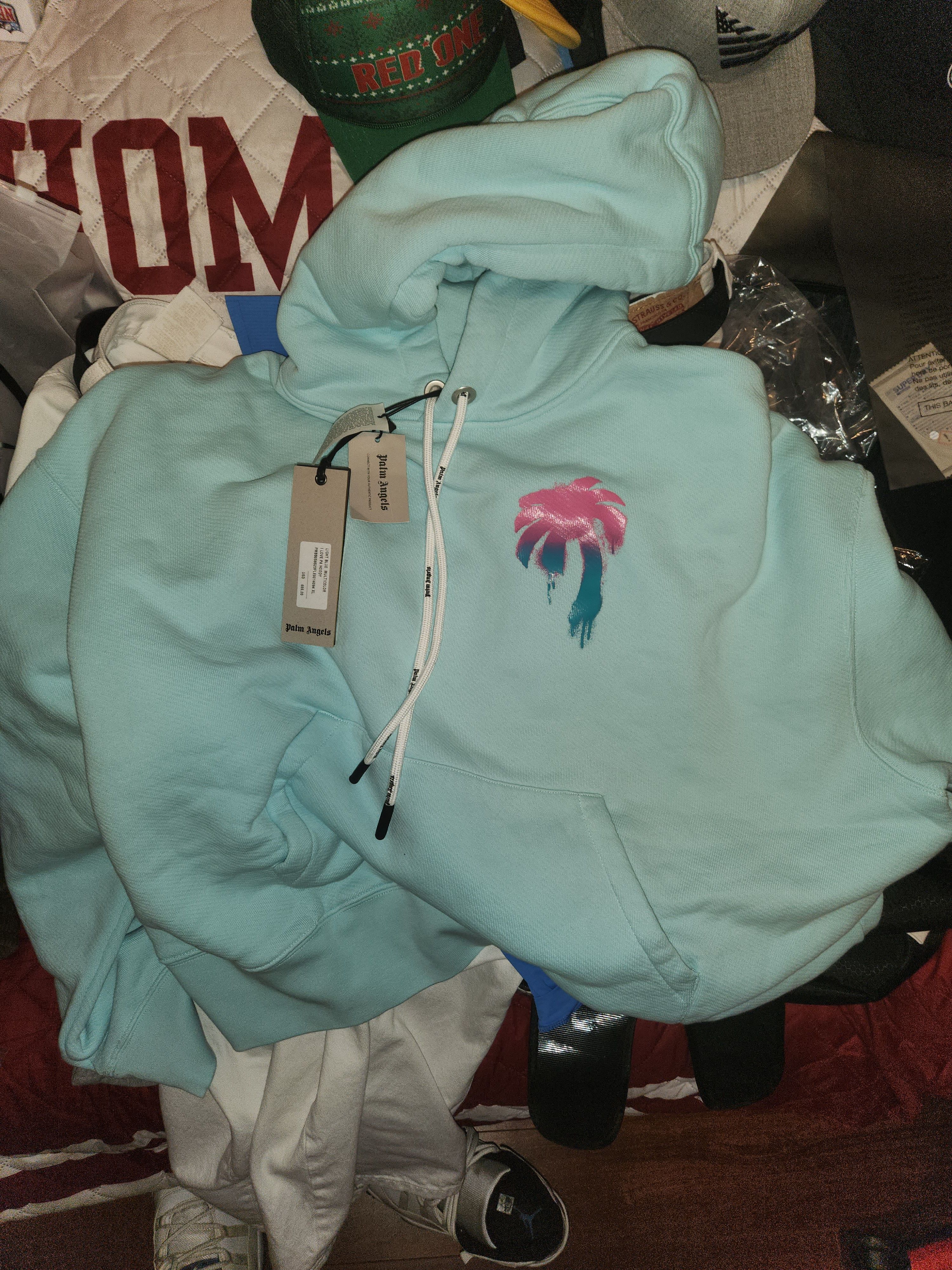 Palm Angels Palm Angels - I Love PA Hoodie sz XL (fits 2xl, XXL) Size US XL / EU 56 / 4 - 2 Thumbnail