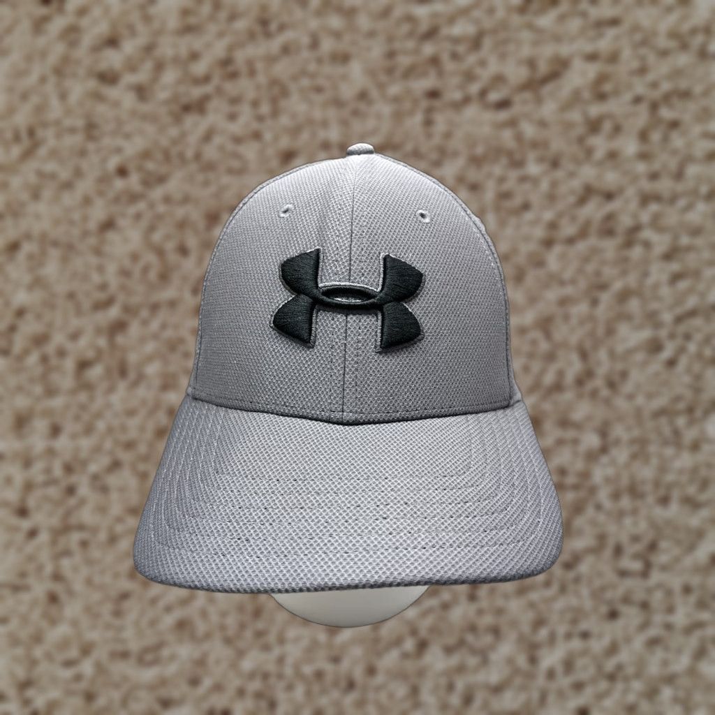 Under Armour Under Armour Hat Cap Fitted Adult XL Gray 100% Polyester Classic Fit Baseball Cap Unisex Adults Size ONE SIZE - 1 Thumbnail