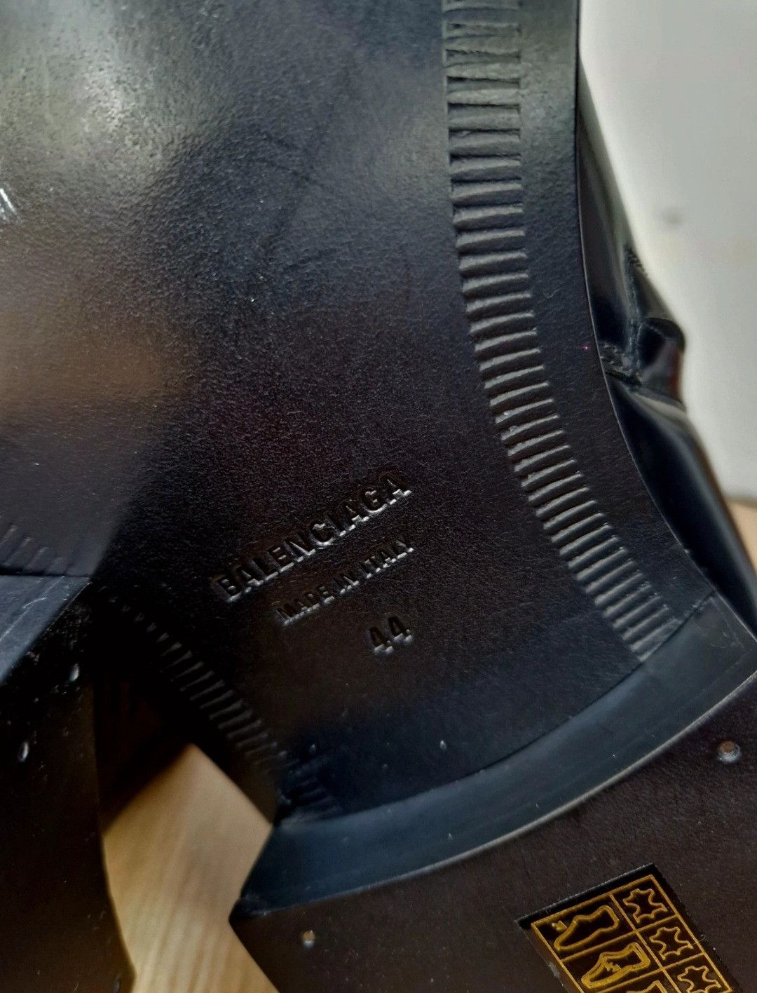 Balenciaga Balenciaga boots in black varnished calfskin brilliant Size US 11 / EU 44 - 14 Thumbnail
