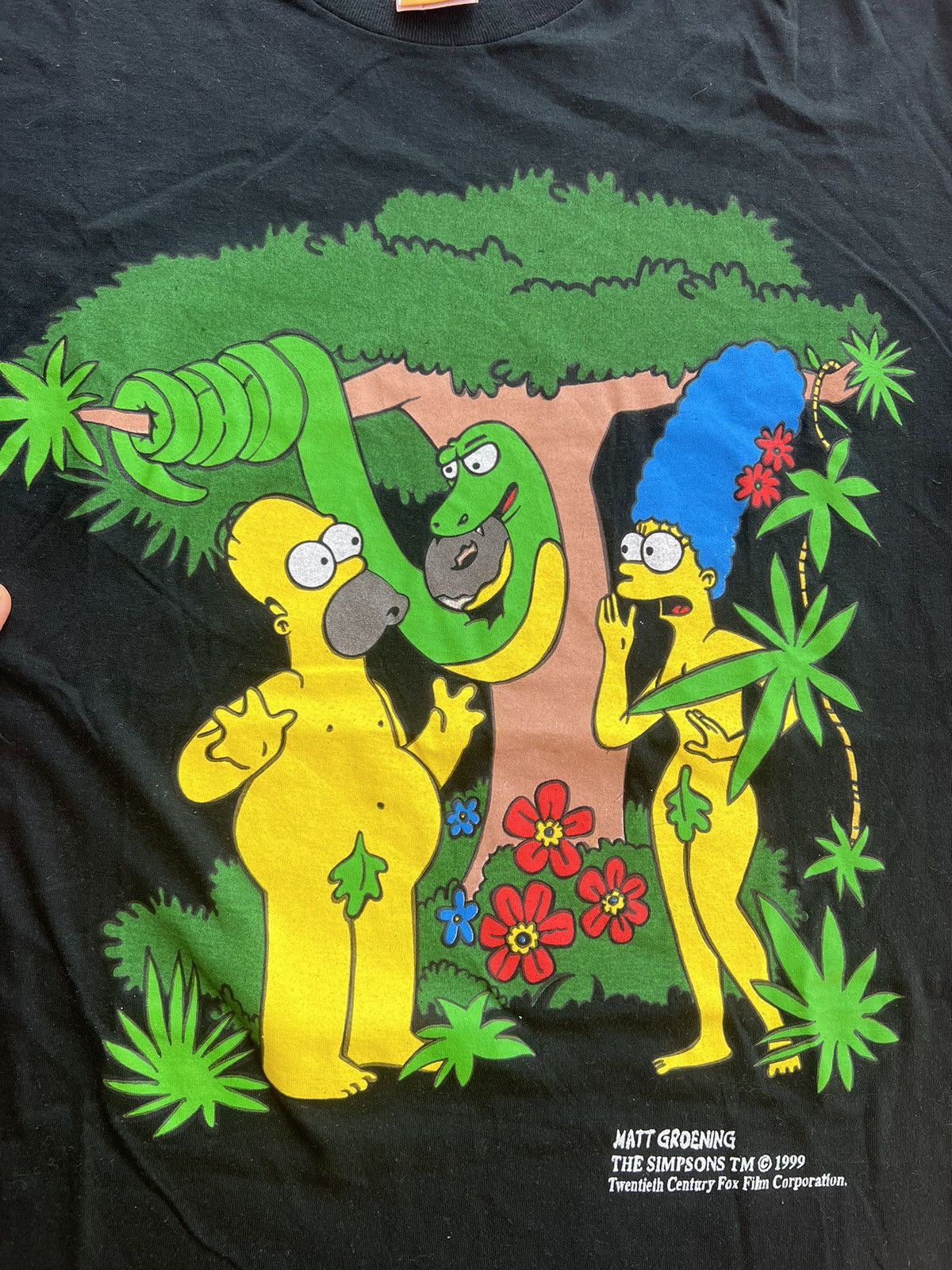 Cartoon Network × The Simpsons × Vintage Vintage T-shirt The Simpsons Matt Groening 1999 Size US M / EU 48-50 / 2 - 6 Thumbnail