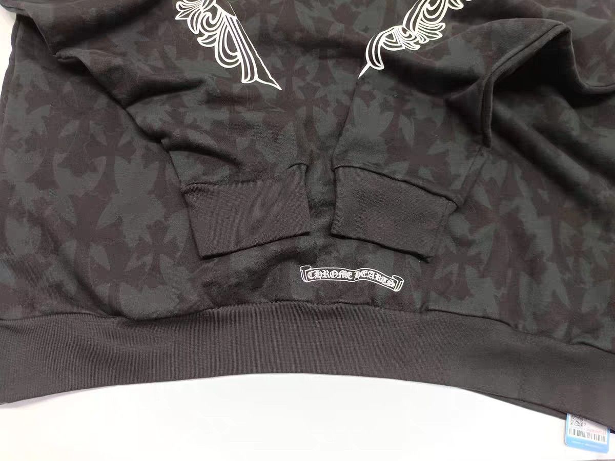 Chrome Hearts CHROME HEARTS Size L Black dark horseshoe scroll hoodie Size US L / EU 52-54 / 3 - 7 Thumbnail