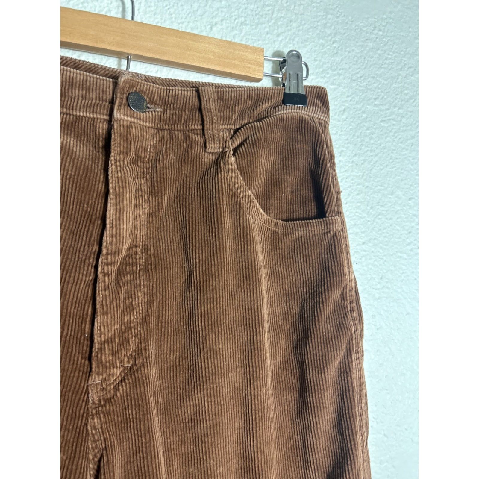 Sears VINTAGE Sears Women’s Pants Brown Corduroy 14 Zipper Broken 30x30 Size 36" / US 14 / IT 50 - 5 Thumbnail