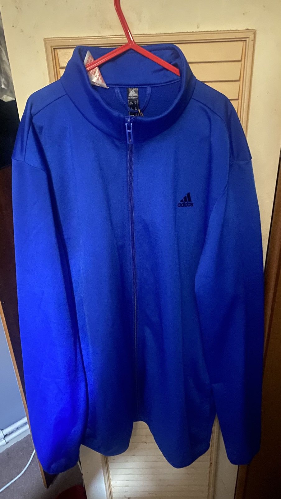Adidas Blue adidas zip up Size US M / EU 48-50 / 2 - 2 Thumbnail